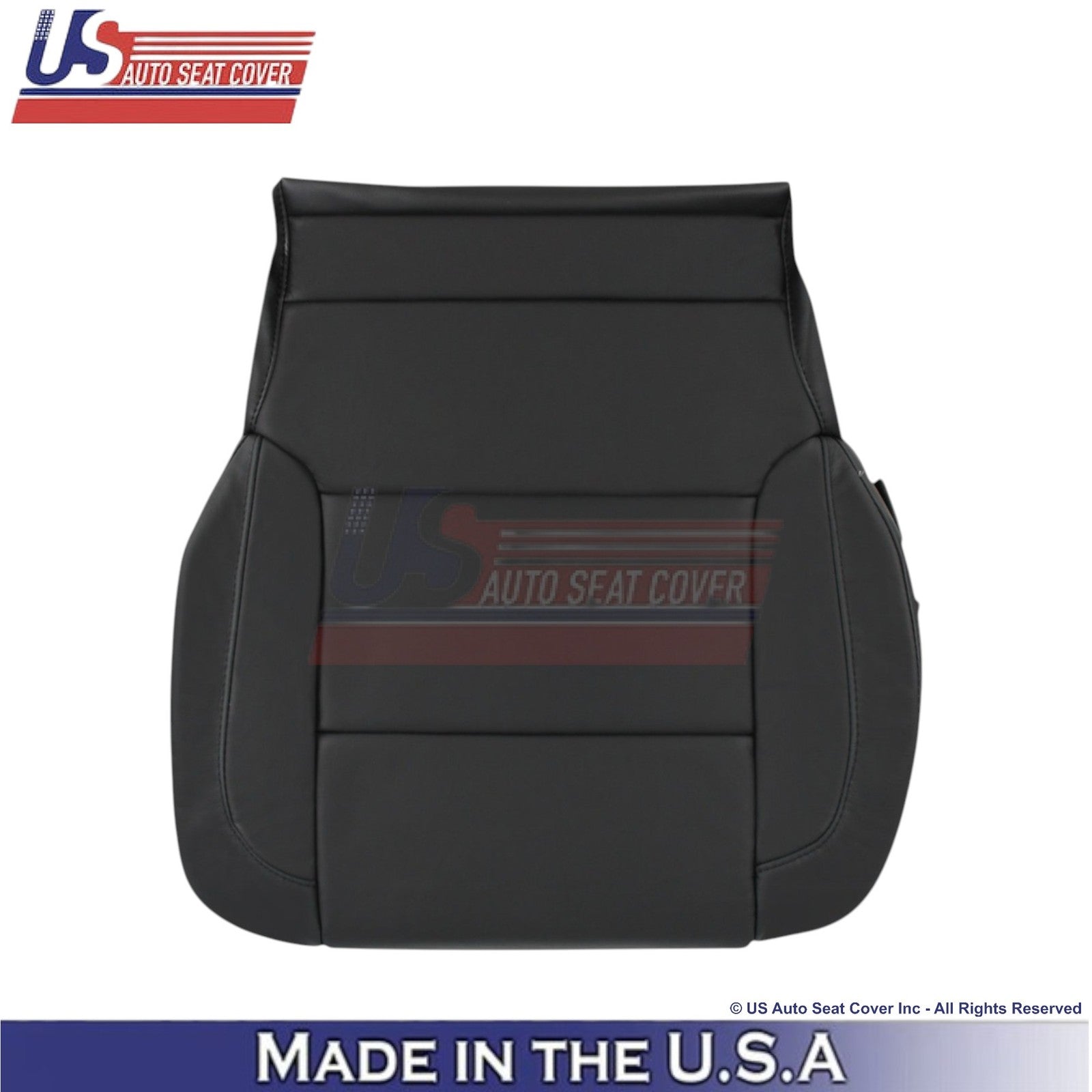 2014-2019 For Chevy Silverado 1500 LT LS Leatherette Driver Side Covers Black