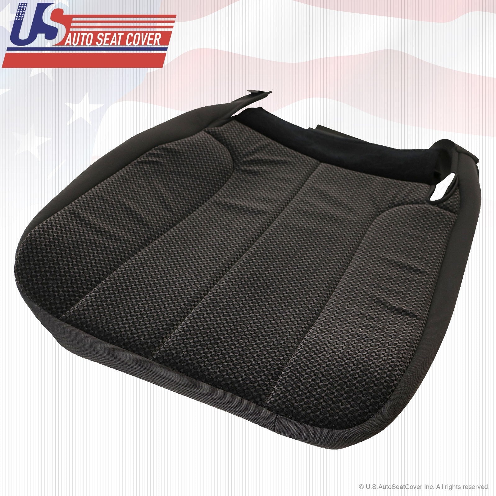 2002 2003 For Dodge Ram 1500 Driver Bottom Cloth Cover & Foam Cushion Dark Gray