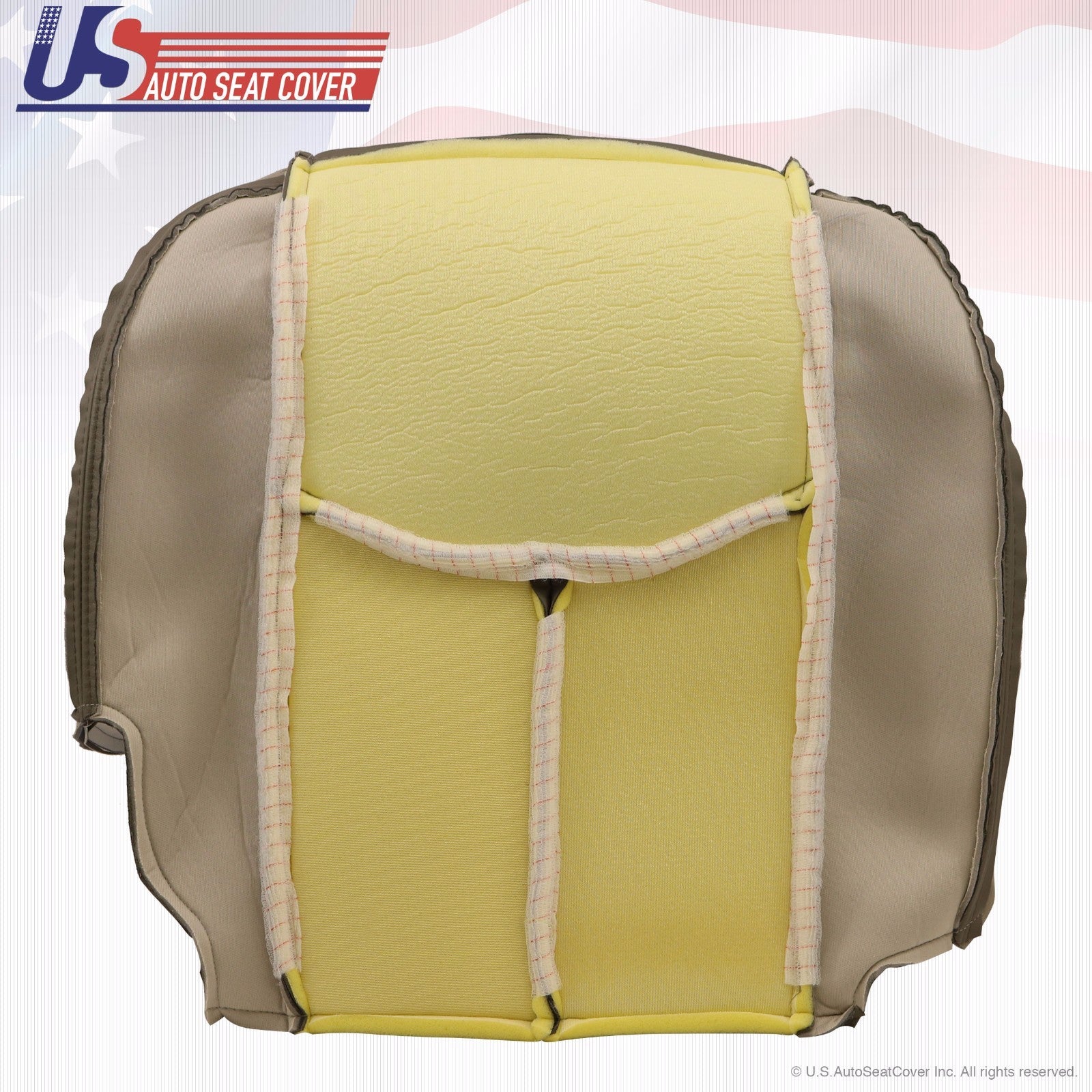 2003 2004 2005 GMC Sierra Driver Bottom Vinyl Seat Cover Plus Foam Cushion GRAY