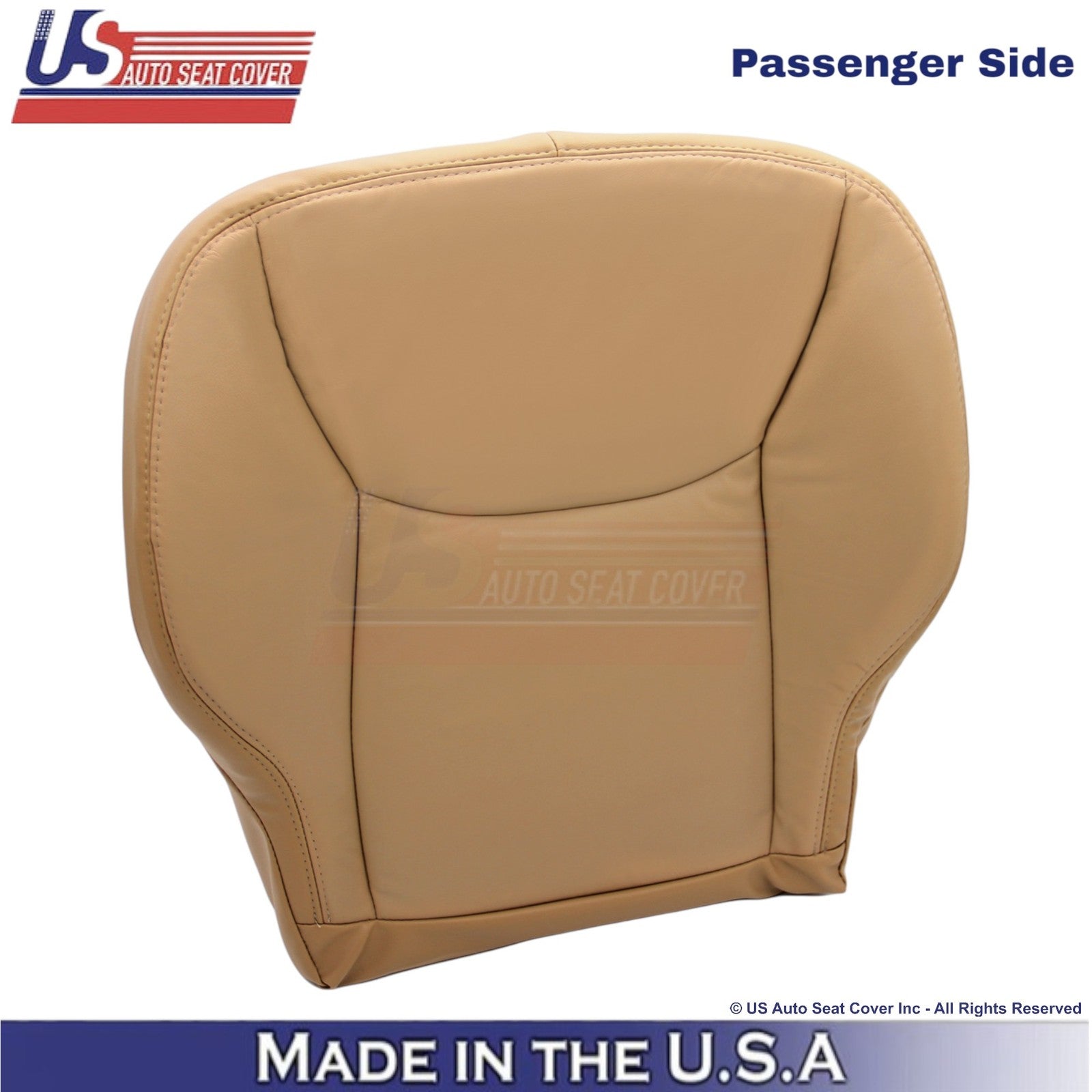 2000-2002 Fits Mercedes-Benz S-Class Leatherette Passenger Bottom Cover Saffron
