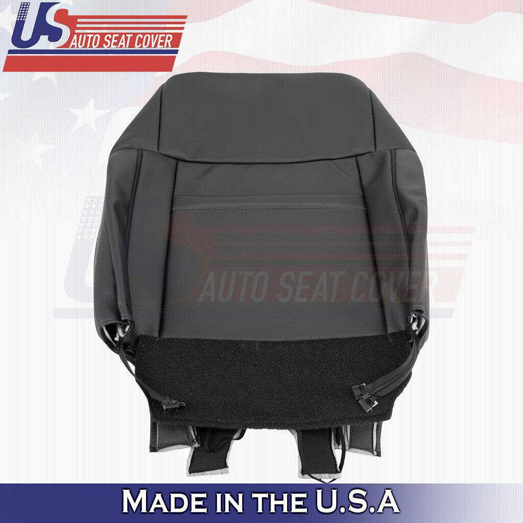 2015-2017 For Lincoln Navigator Leather Front Replacement Seat Covers Black