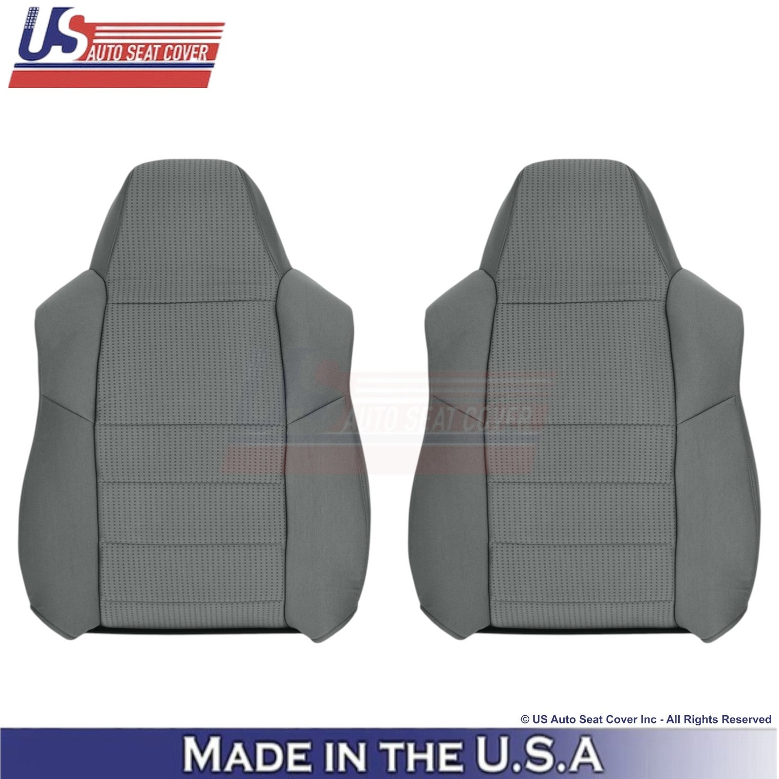 2008-2010 Fits Ford F-250 XLT Cloth Front Top Replacement Covers Medium Stone