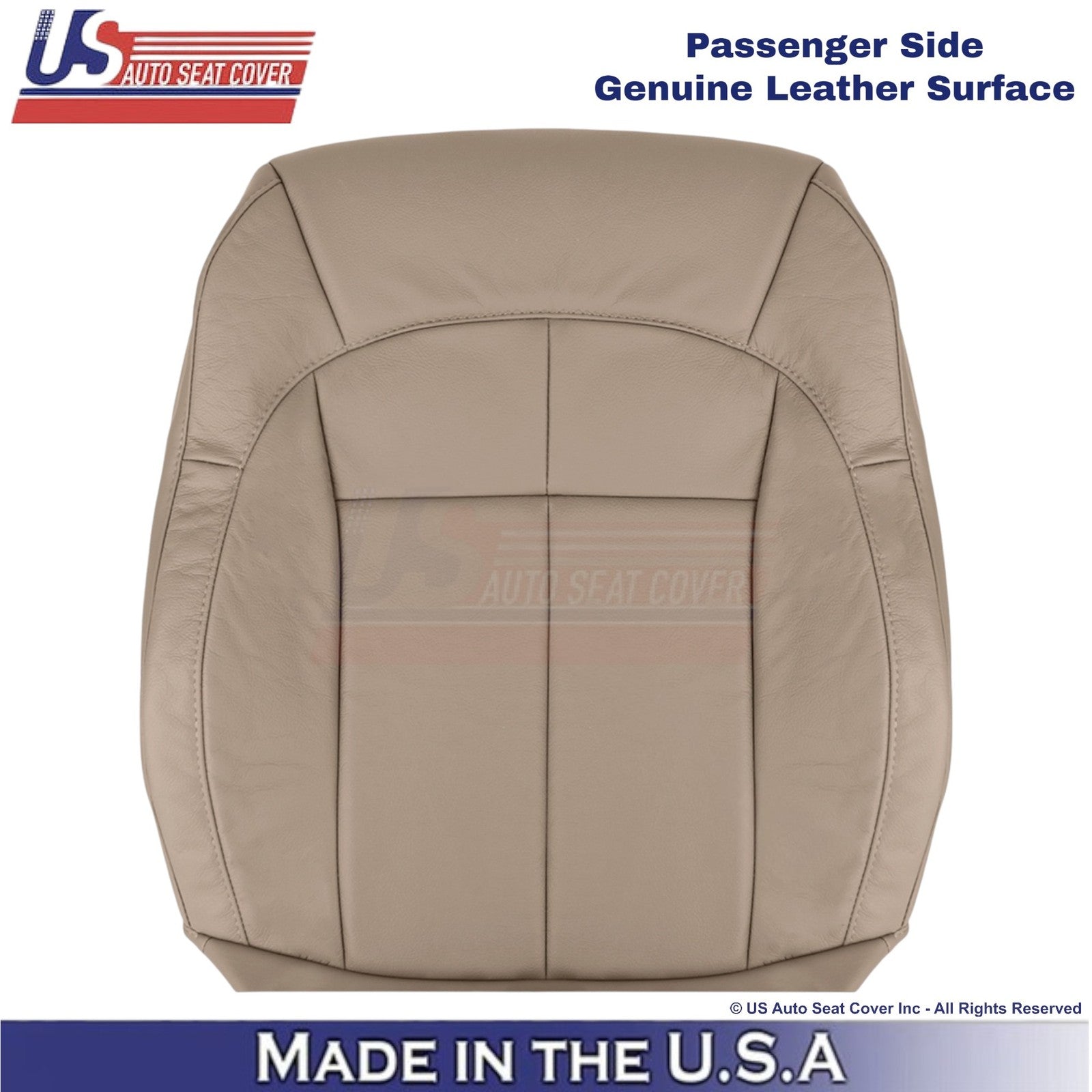 2001-2004 For Jeep Grand Cherokee Genuine Leather Front Covers Sandstone Beige