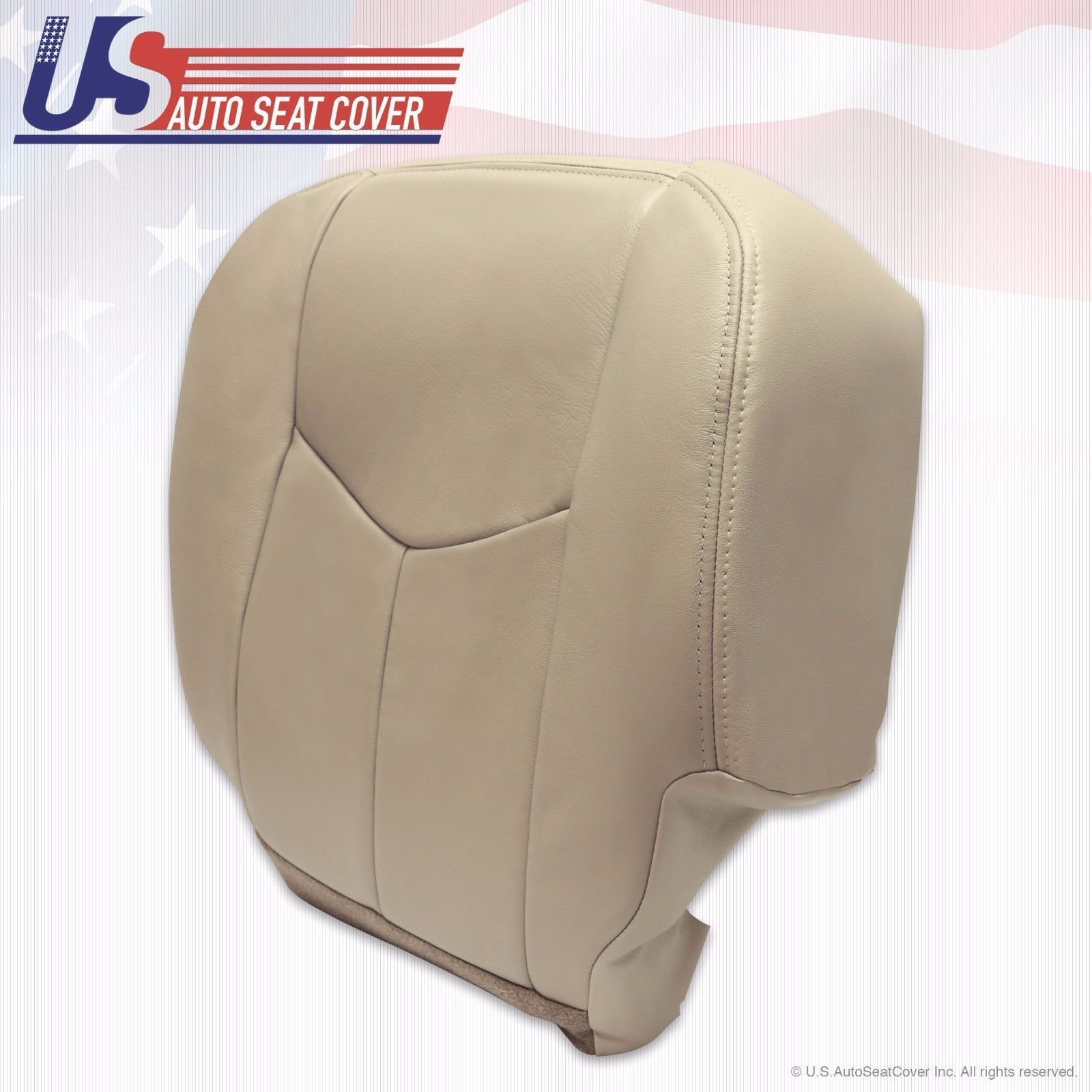2006 Chevy Suburban LS Z71 Driver Synth Leather Seat Cover (Vinyl) Light Tan 522