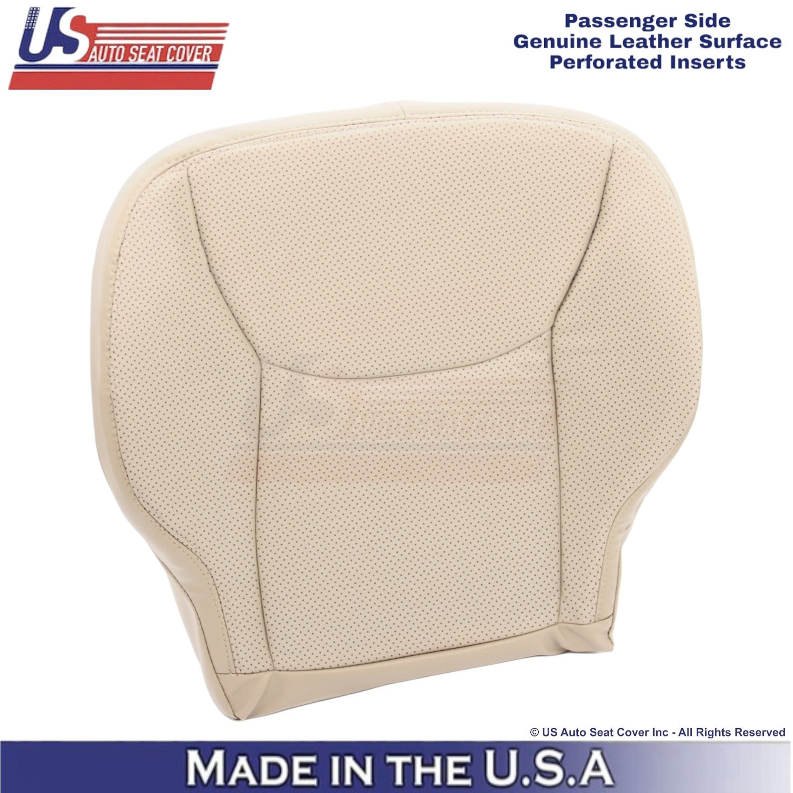 2003-2006 For Mercedes-Benz S Genuine Leather Perf Passenger Bottom Cover Pebble