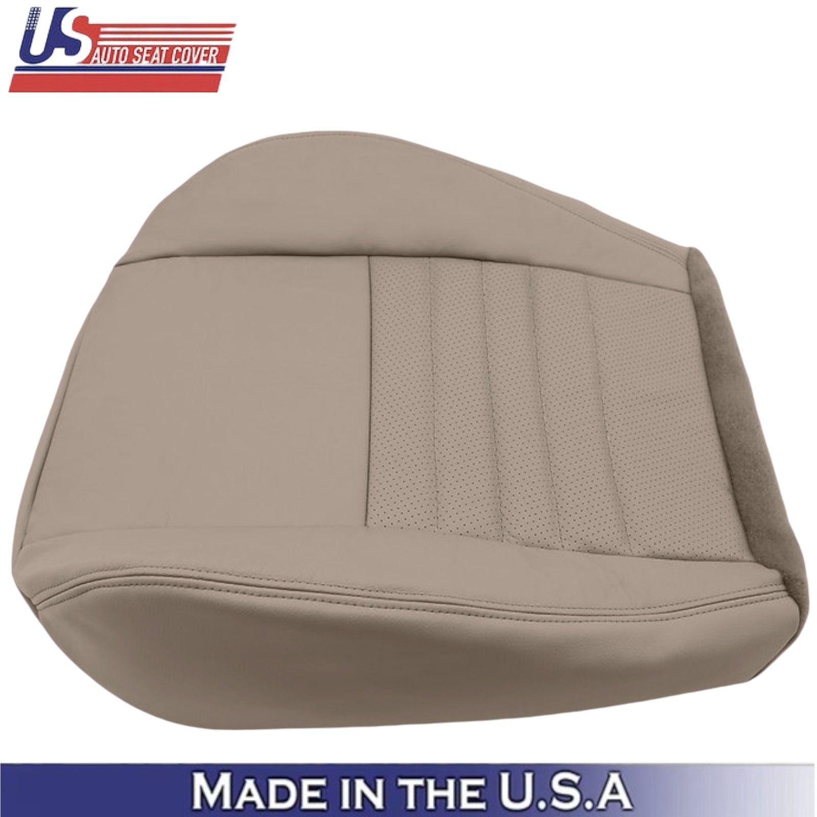 1999-2004 For Ford Mustang GT Leatherette Passenger Bottom Cover Med. Parchment