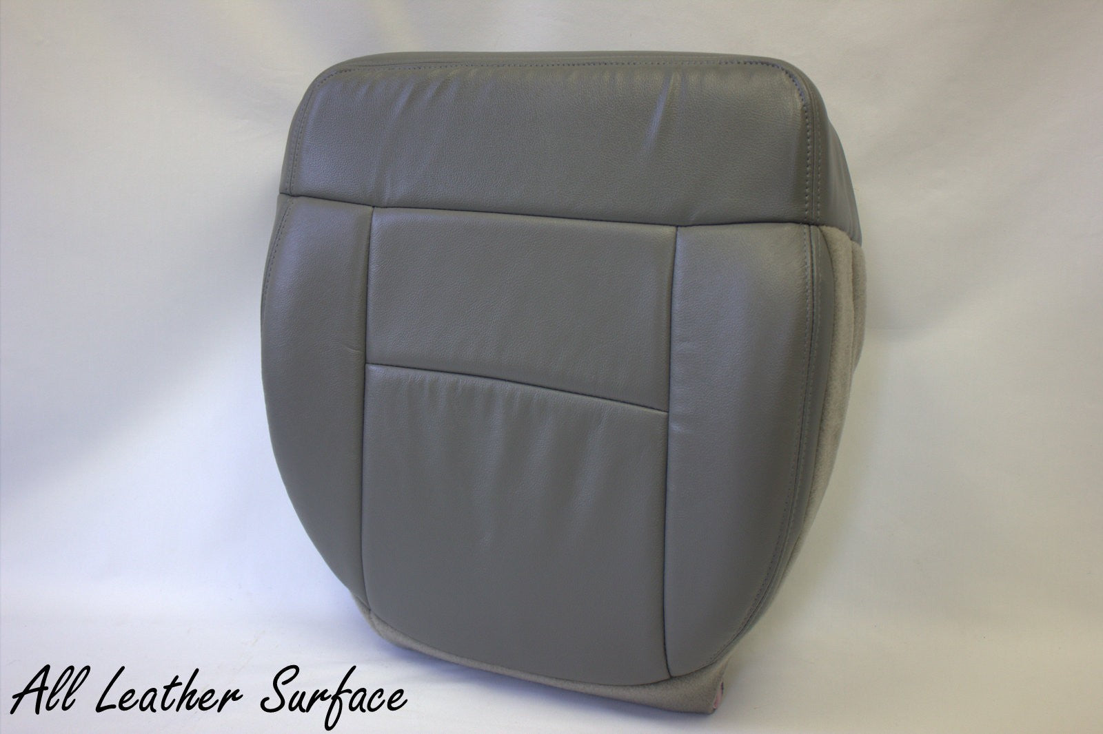 2004 2005 2006 2007 2008 Ford F-150 Lariat Driver Bottom Leather Seat Cover Gray