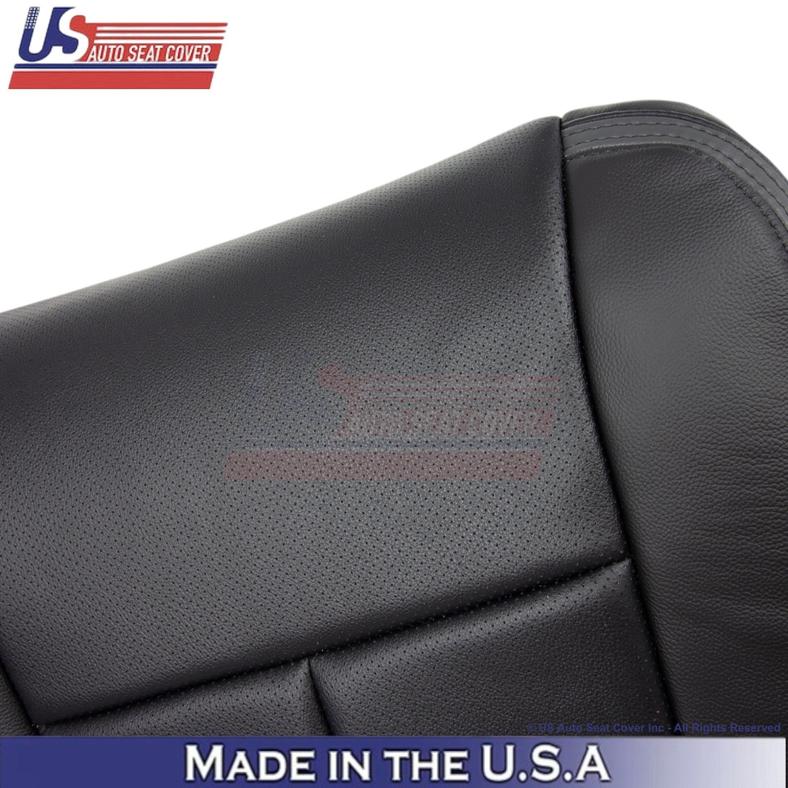 2015-2017 Fits Ford Expedition Platinum Genuine Leather Driver Side Covers Ebony