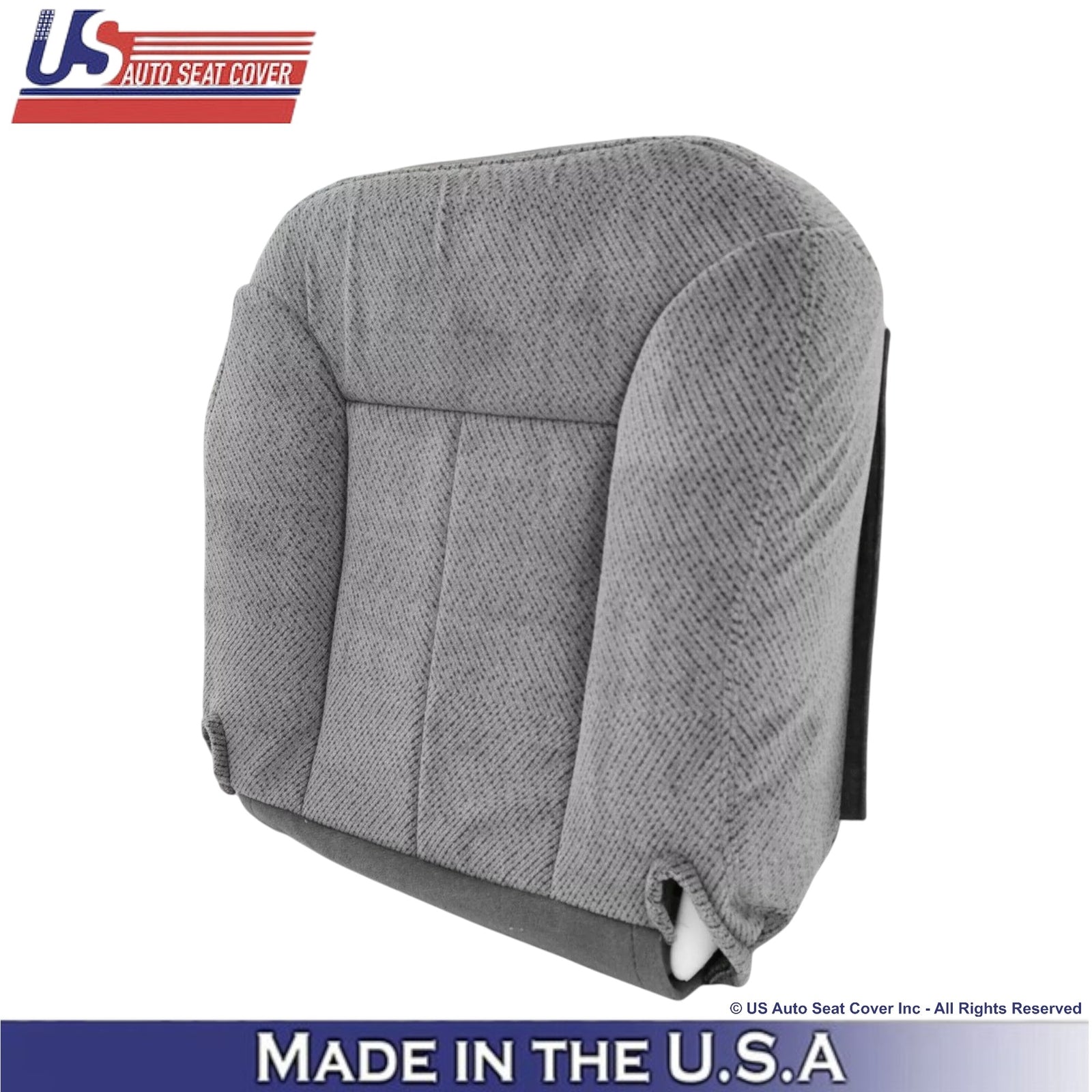 1995-999 For Chevy Silverado 1500 2500 3500 Cloth Drive Bottom Seat Cover Gray