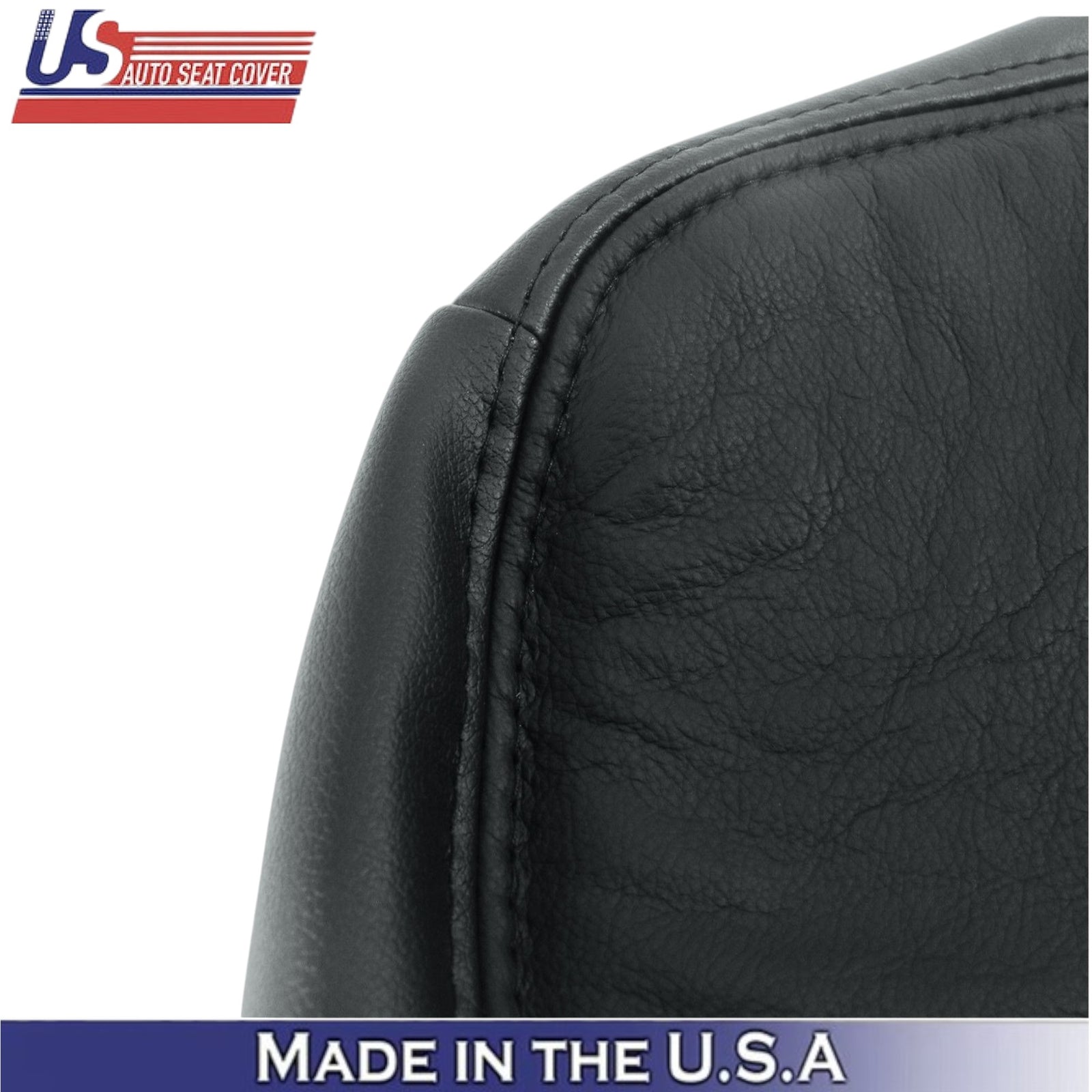 1999-2004 For Ford Mustang GT Leather Passenger Side Seat Covers Dark Charcoal