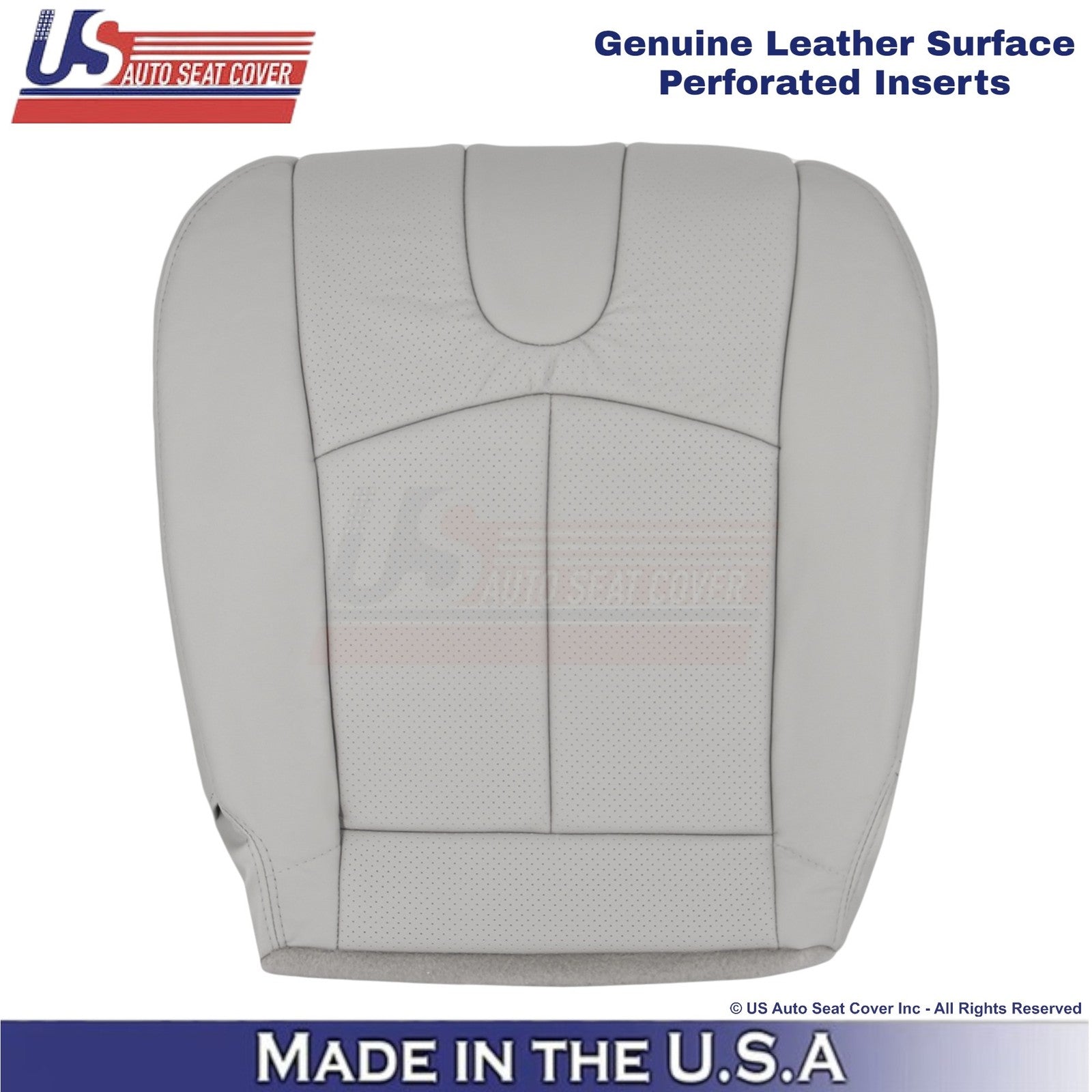 2009-2013 Fits Infiniti G37 Genuine Leather Front Driver Bottom Seat Cover Stone