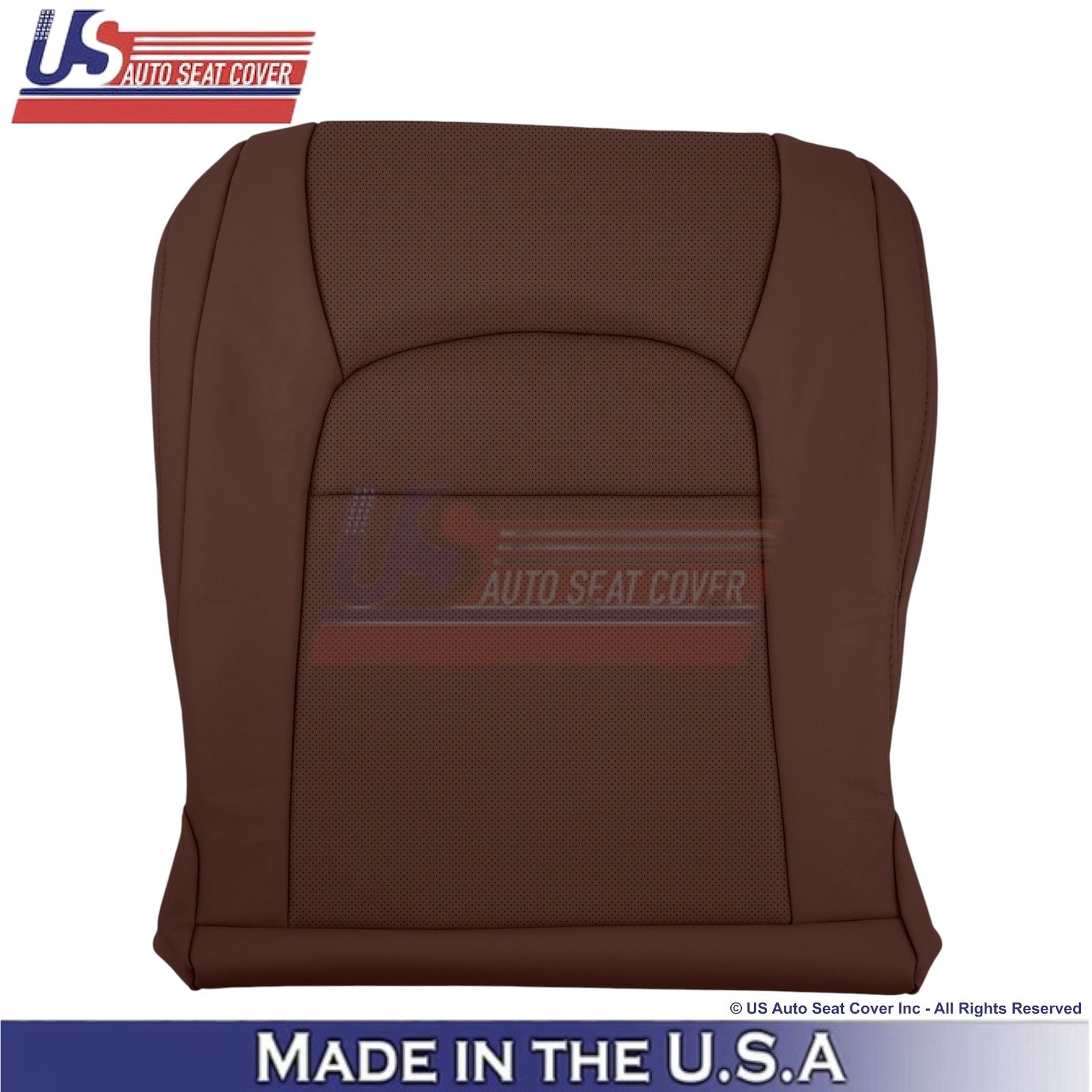 2008-2021 For Toyota Land Cruiser Genuine Leather Perf Driver Bottom Cover Brown