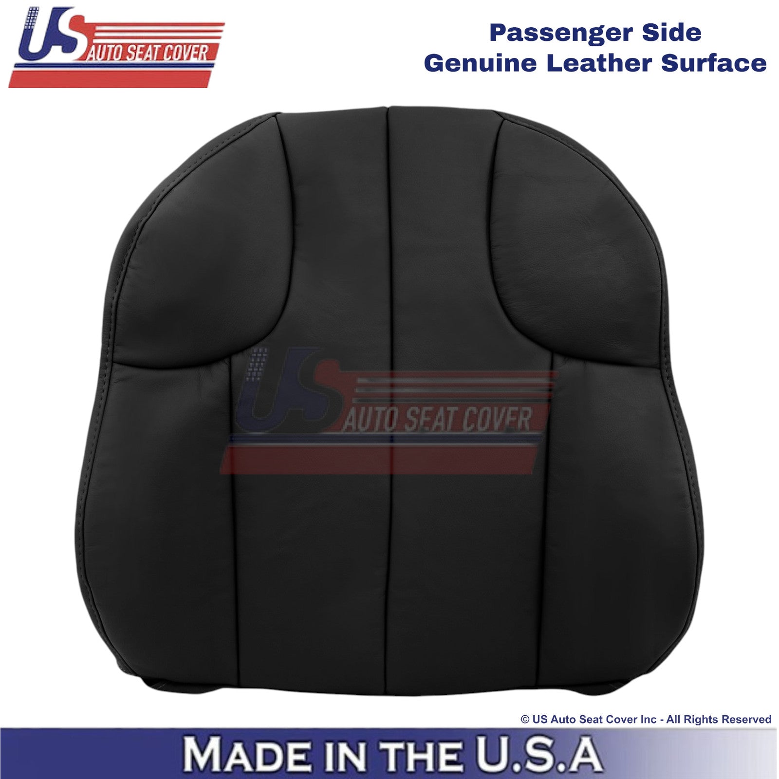 1999-2001 For Jeep Grand Cherokee Genuine Leather Passenger Top Seat Cover Agate