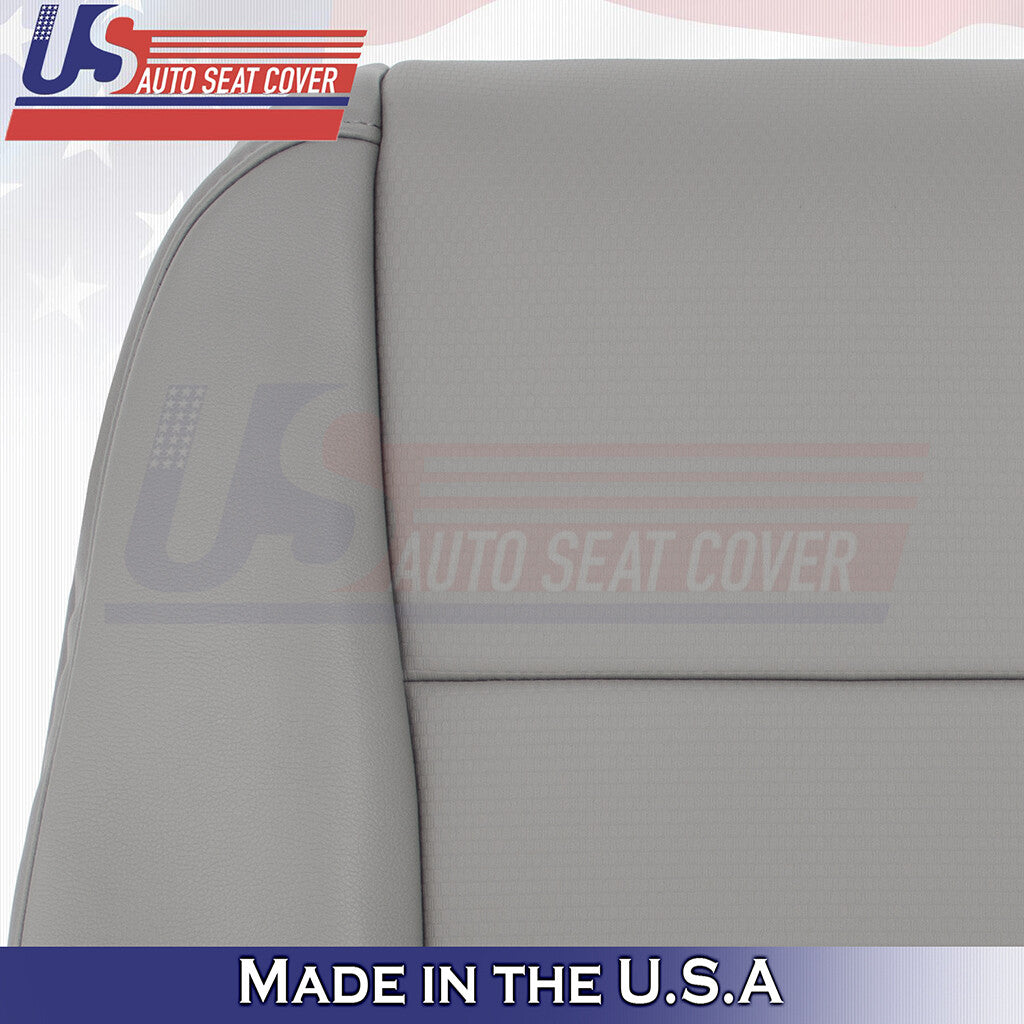 2017-2021 For Ford F250 WT Leatherette Driver Side Replacement Seat Covers Gray