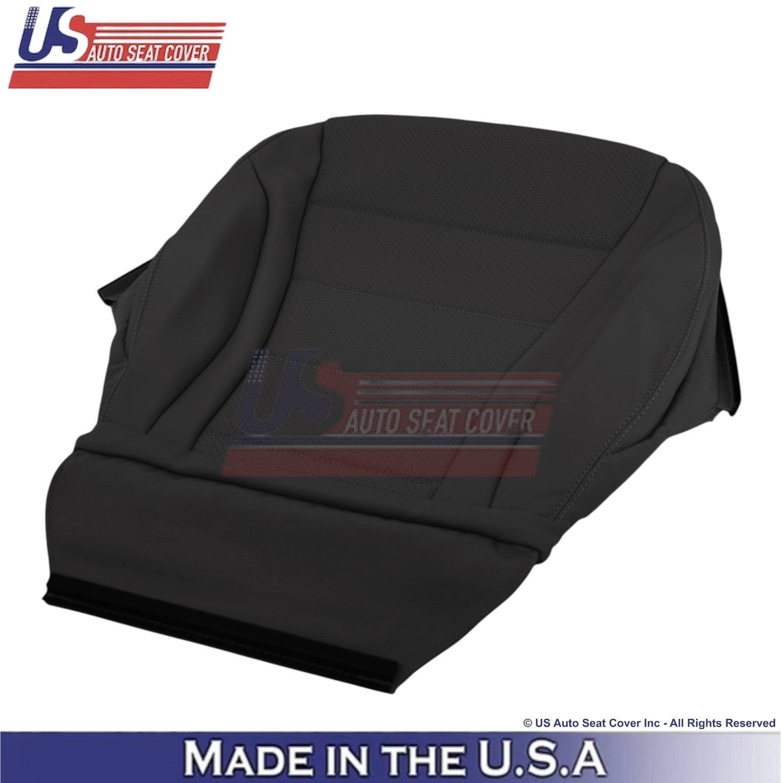 2016-2021 For Mercedes Benz GLC Class Leather Front Bottom Seat Covers Black