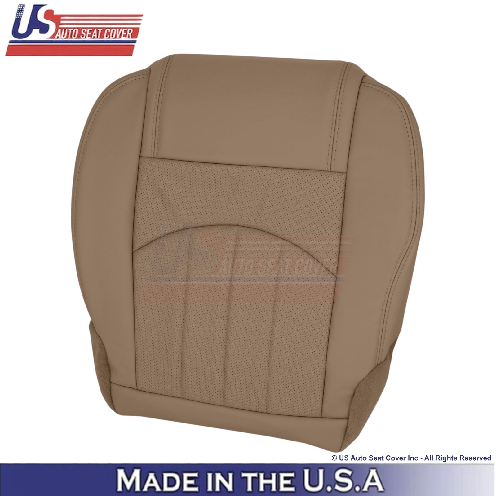2013-2017 For Buick Enclave Leatherette Front Replacement Covers Choccachino