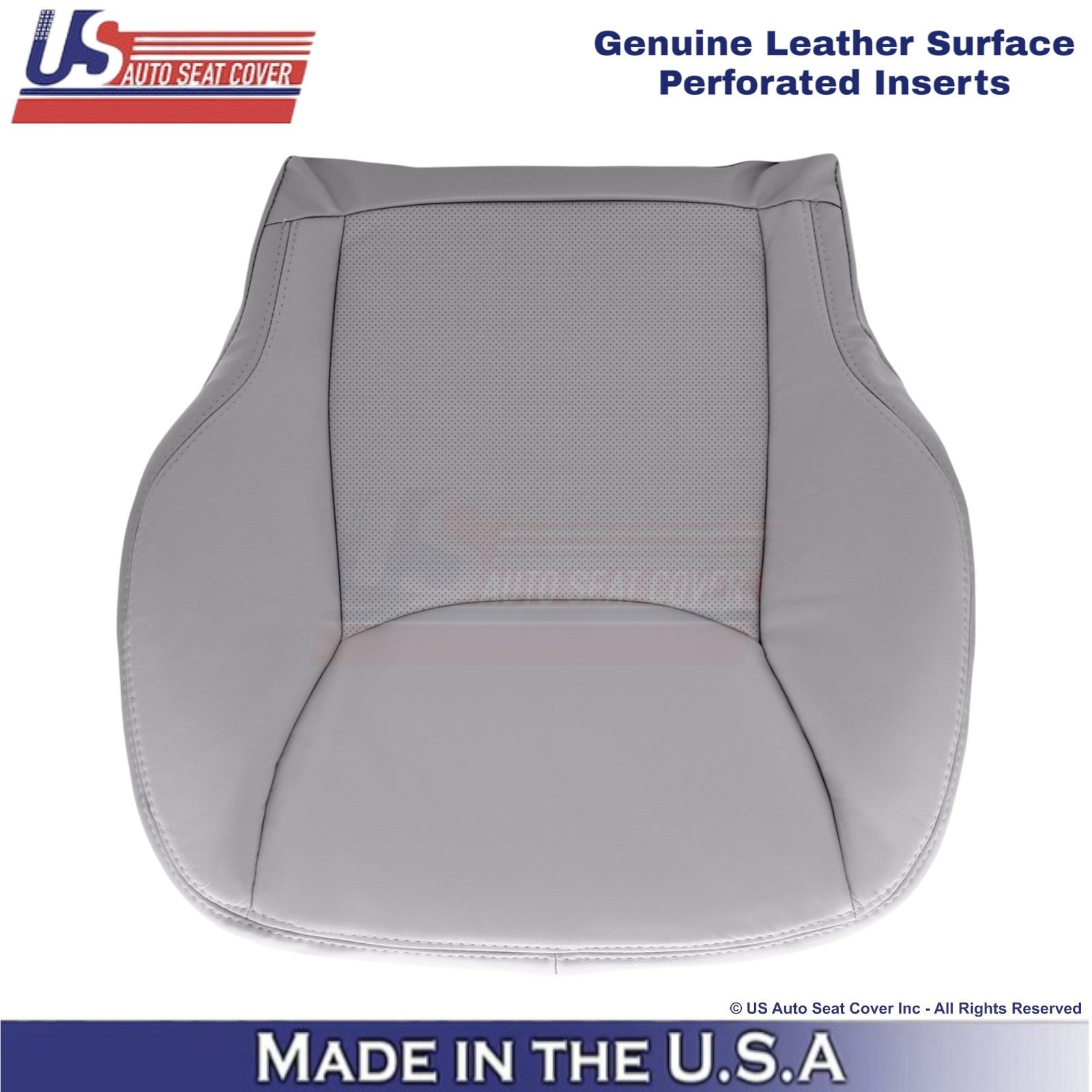 1999-2006 Fits Mercedes-Benz S Genuine Leather Half Perf Driver Bottom Cover Ash