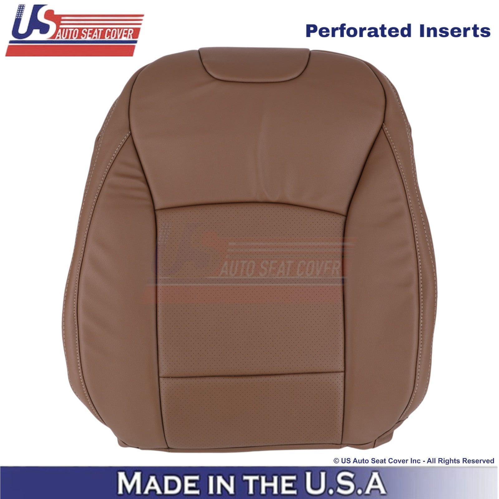 2015-2017 For Subaru Outback Leatherette Driver Top Replacement Cover Brown