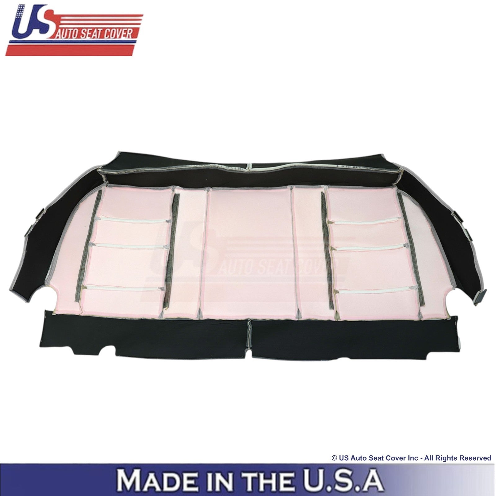2003-2004 For Ford F250 F350 Lariat Leatherette Rear Bench OEM Seat Covers Black