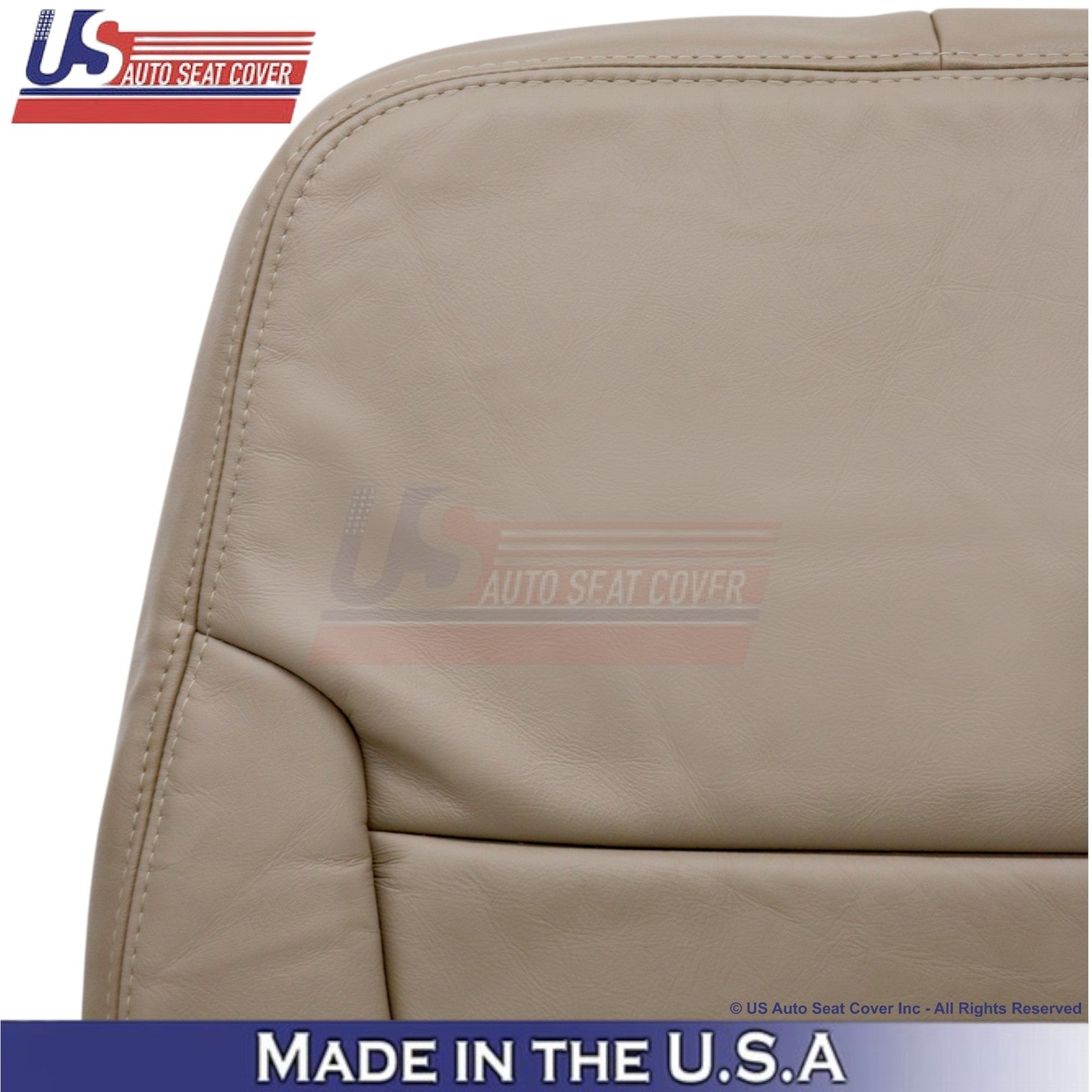 2001-2004 Fits Toyota Tundra Driver Top Genuine Leather Replacement Cover Oak