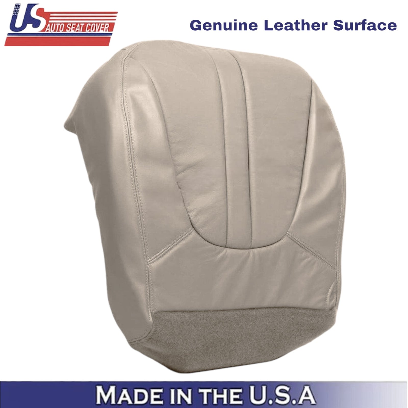 97-99 For Ford Expedition Eddie Bauer Leather Front Bottom Covers Prairie Tan