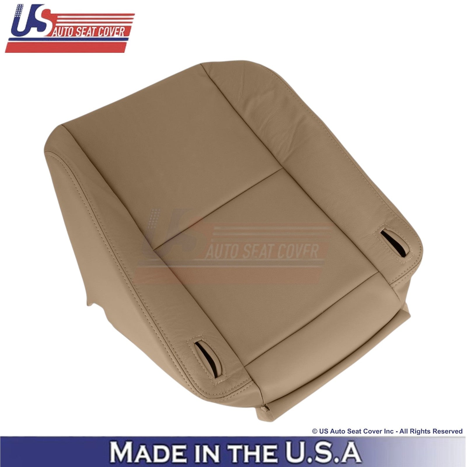 1998-2003 For Toyota Sienna Genuine Leather Front Replacement Covers Dark Oak