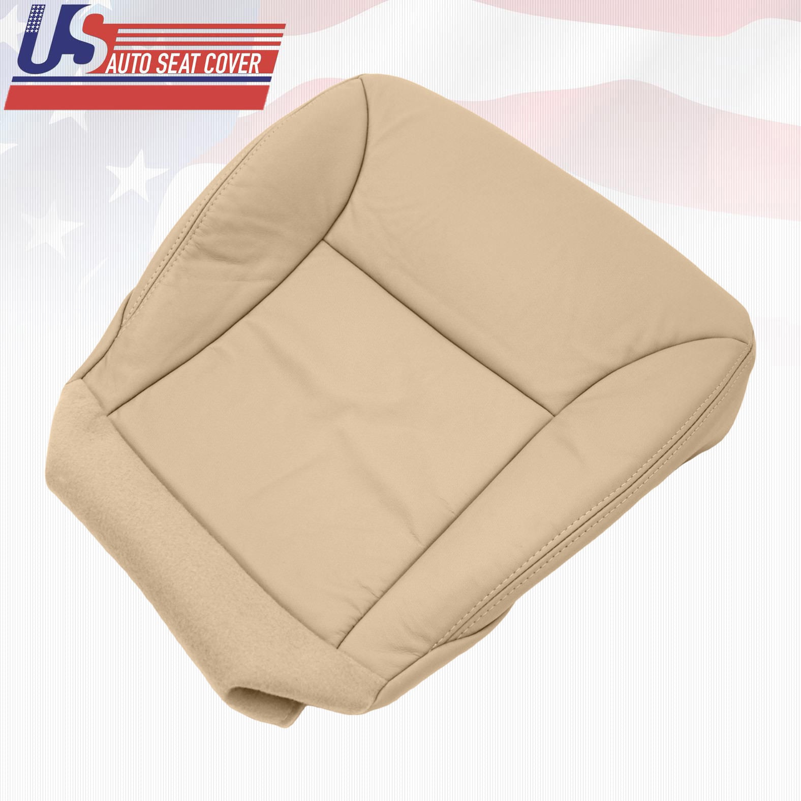 Fits 2002 to 2006 Lexus ES 300 ES330 Driver Side Bottom Leather Seat Cover Tan