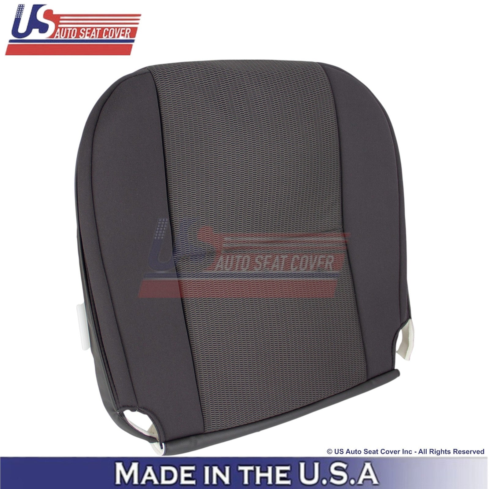 2007-2011 Fits Toyota FJ Cruiser Cloth Passenger Bottom Seat Cover Dark Graphite