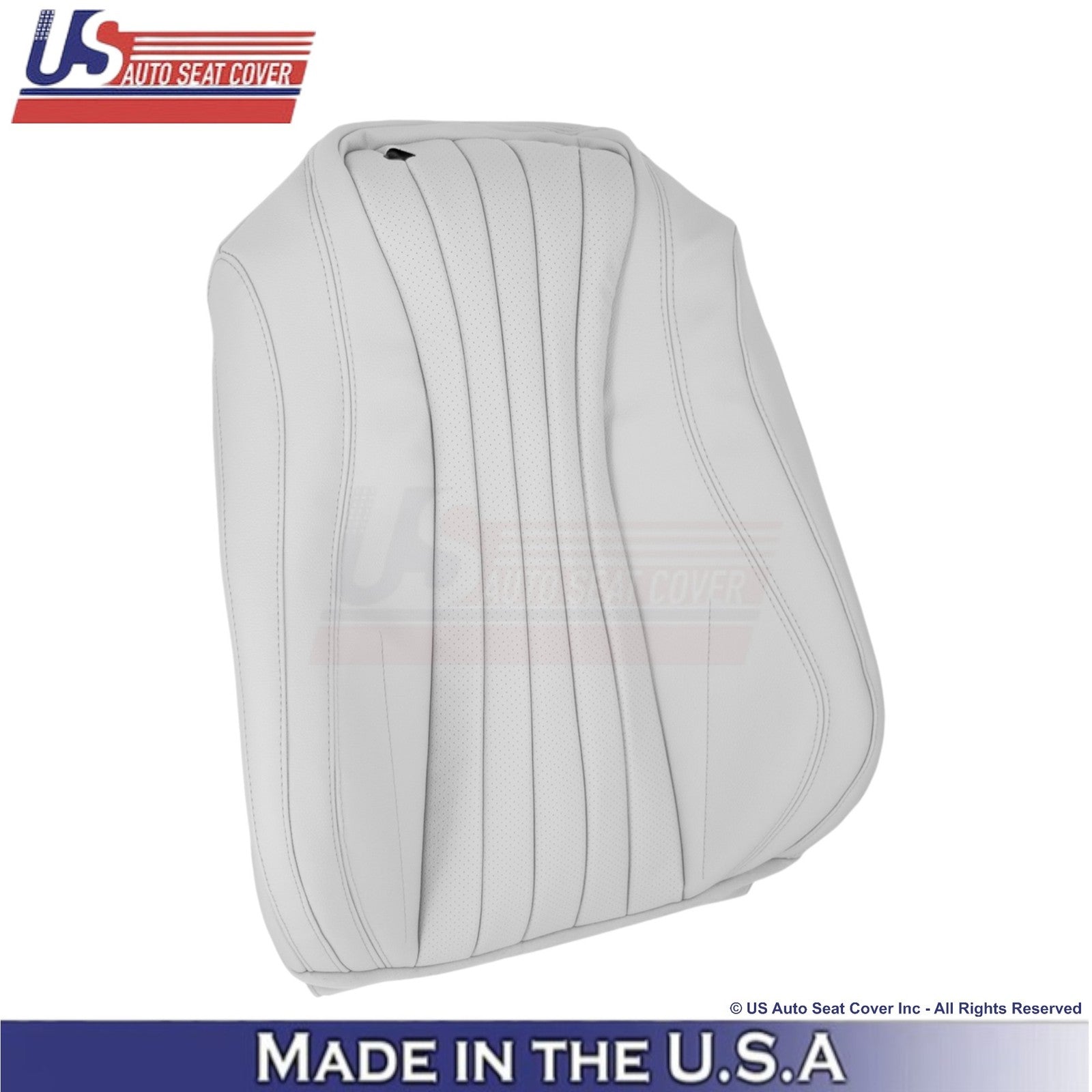 2019-2023 Fits Mercedes Benz E-Class Genuine Leather Driver Top Seat Cover White