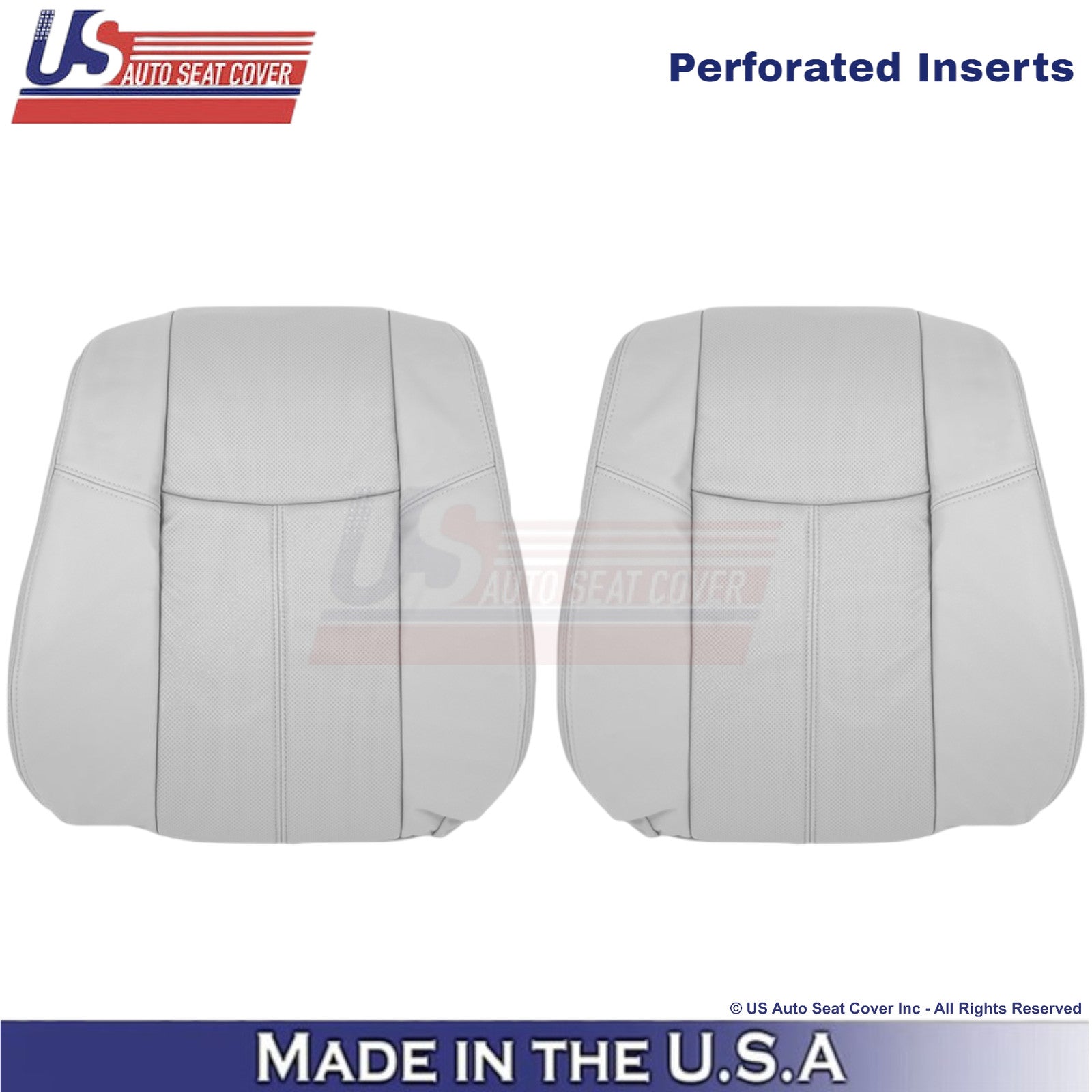 2013-2020 For Nissan Pathfinder Leather Front Top Replacement Seat Covers Gray