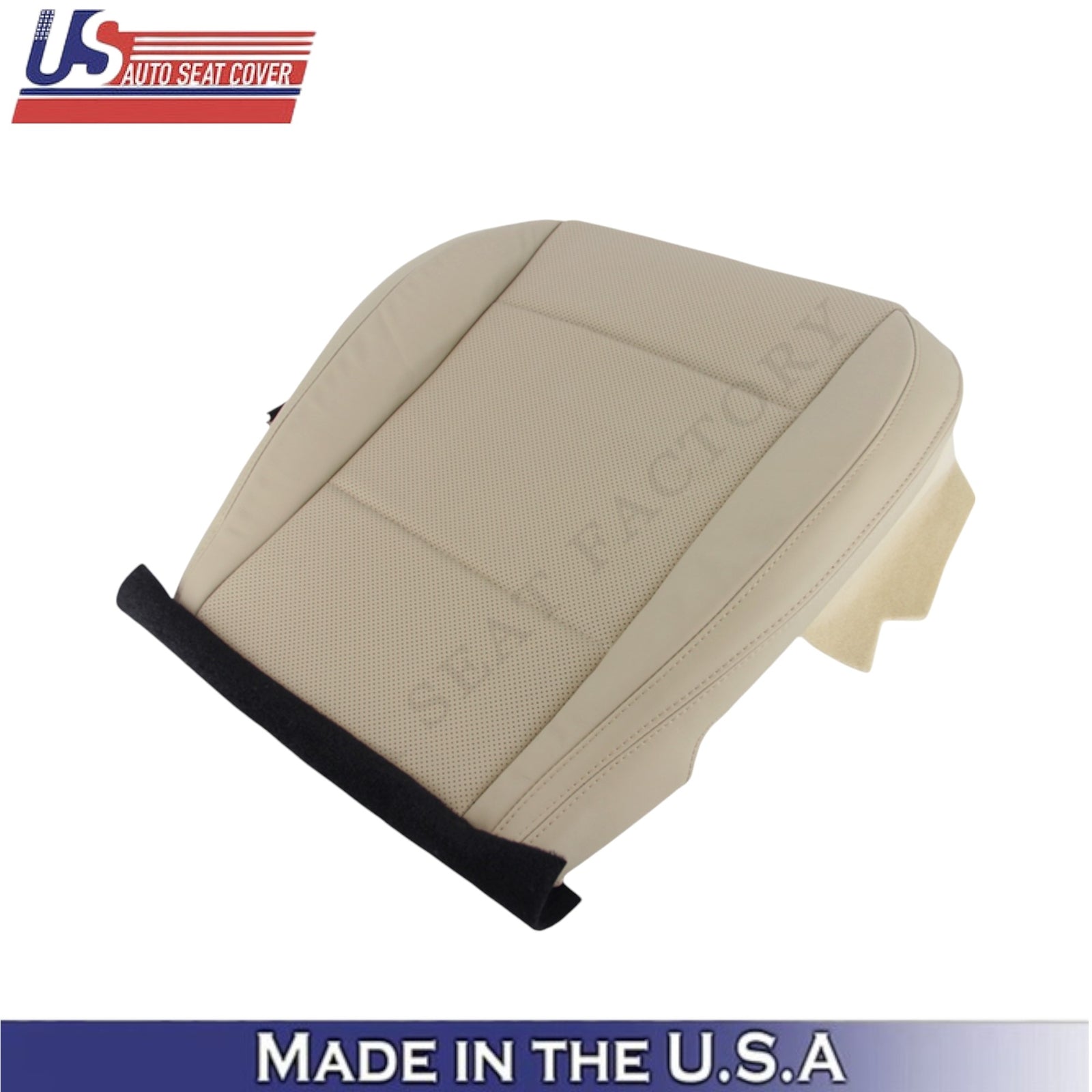 2015-2017 For Subaru Outback Leatherette Driver Bottom Seat Cover Warm Ivory