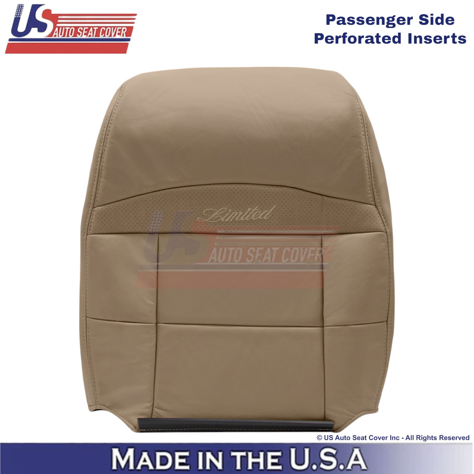 1995-2001 For Ford Explorer Limited Leather Passenger Top Cover Med. Prairie Tan