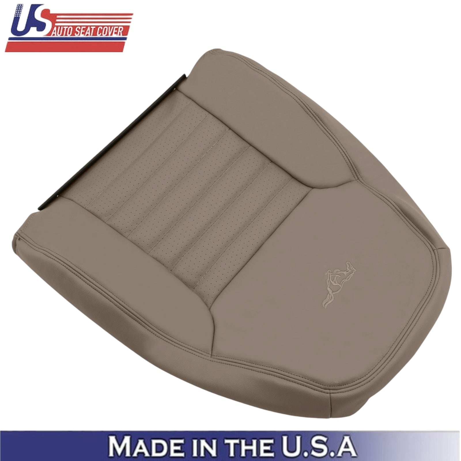 1999-2004 For Ford Mustang GT Leatherette Passenger Top Cover Medium Parchment
