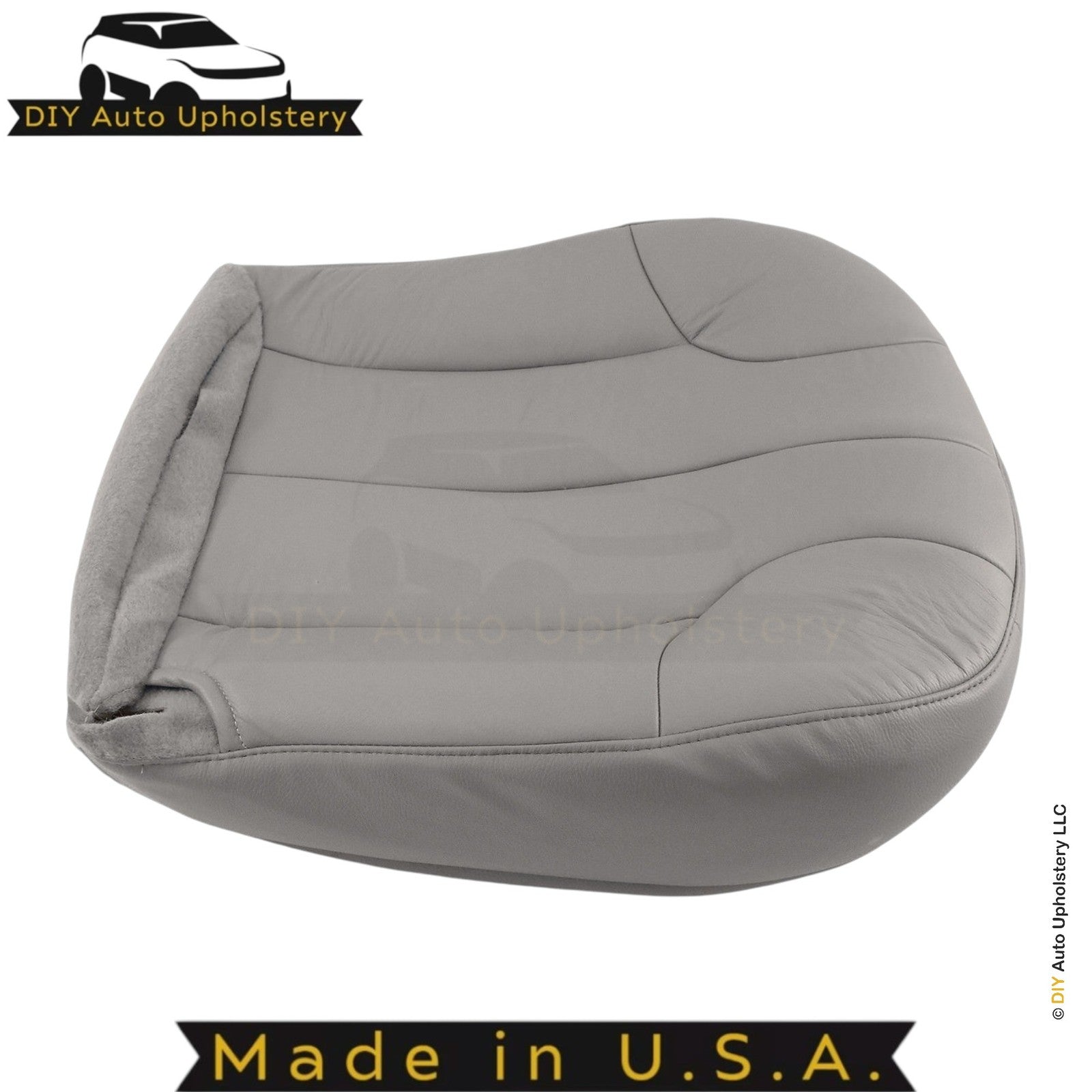 1999-2001 For Jeep Grand Cherokee Genuine Leather Driver Bottom Seat Cover Taupe