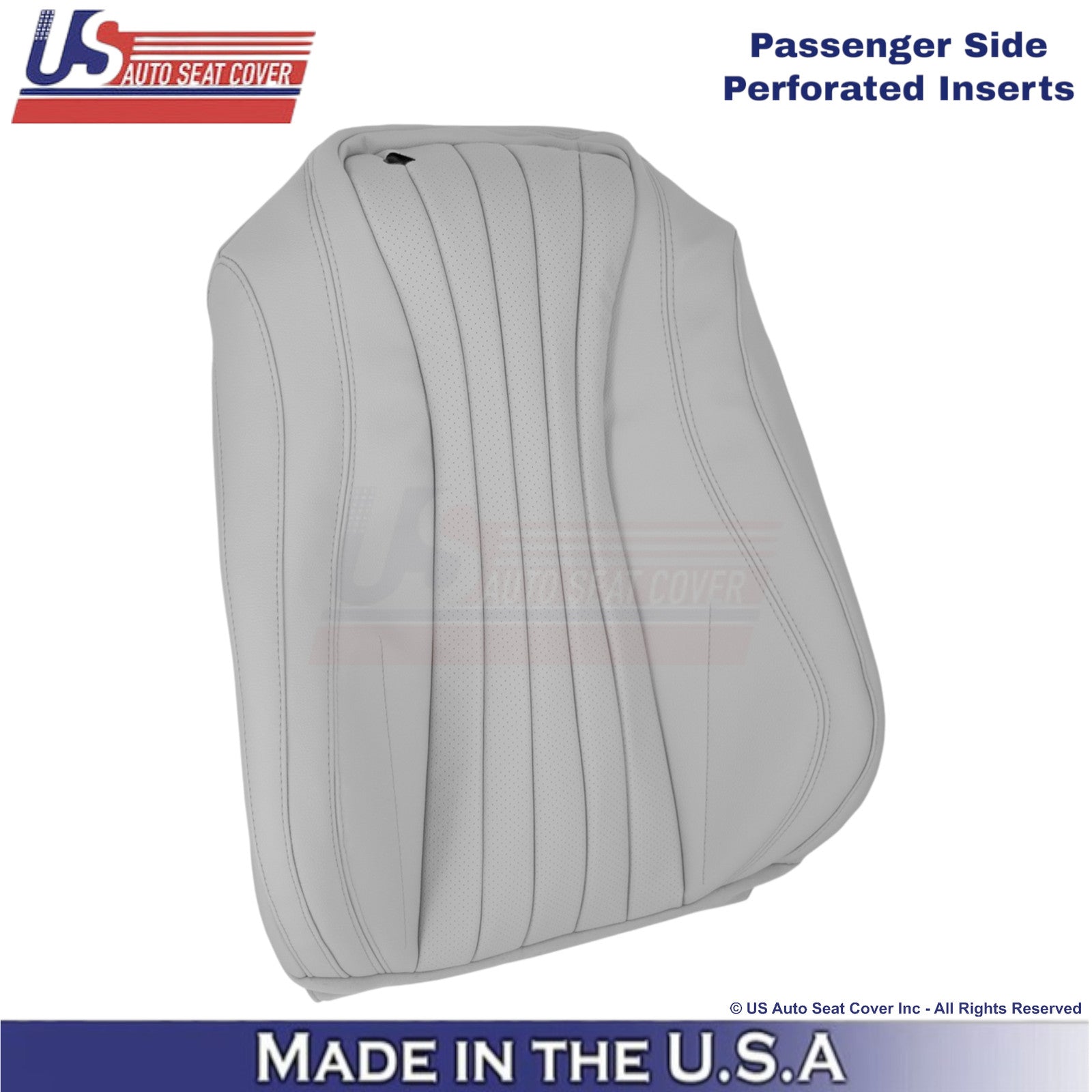 2021-2023 Fits Mercedes Benz E-Class Leatherette Front Passenger Top Cover Gray