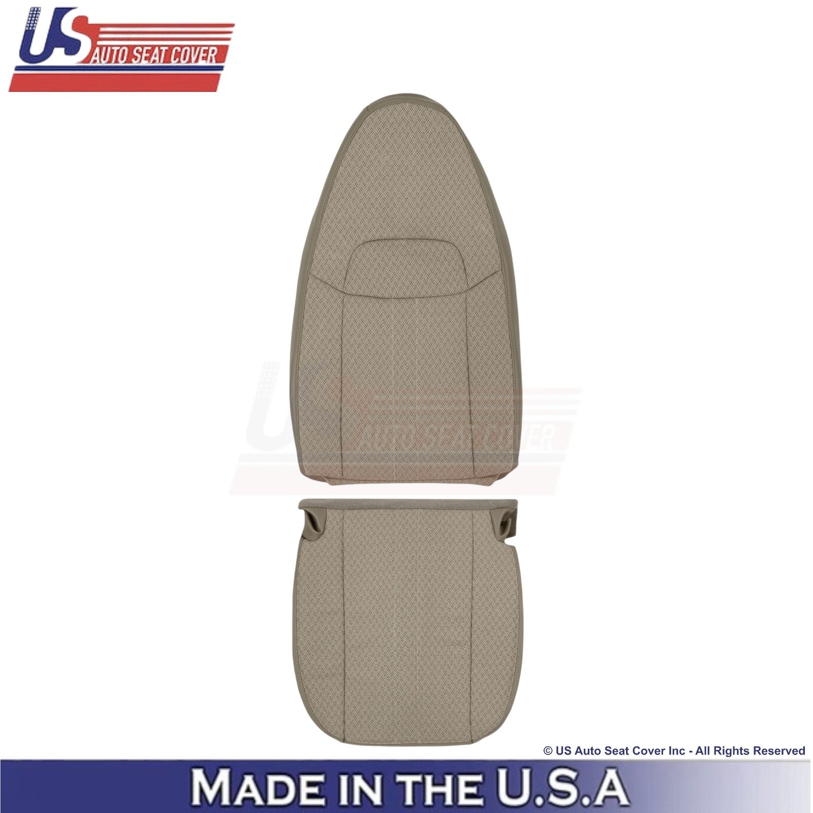 1996-2025 Fits Chevrolet Express Cloth Front Driver Side Covers Tan