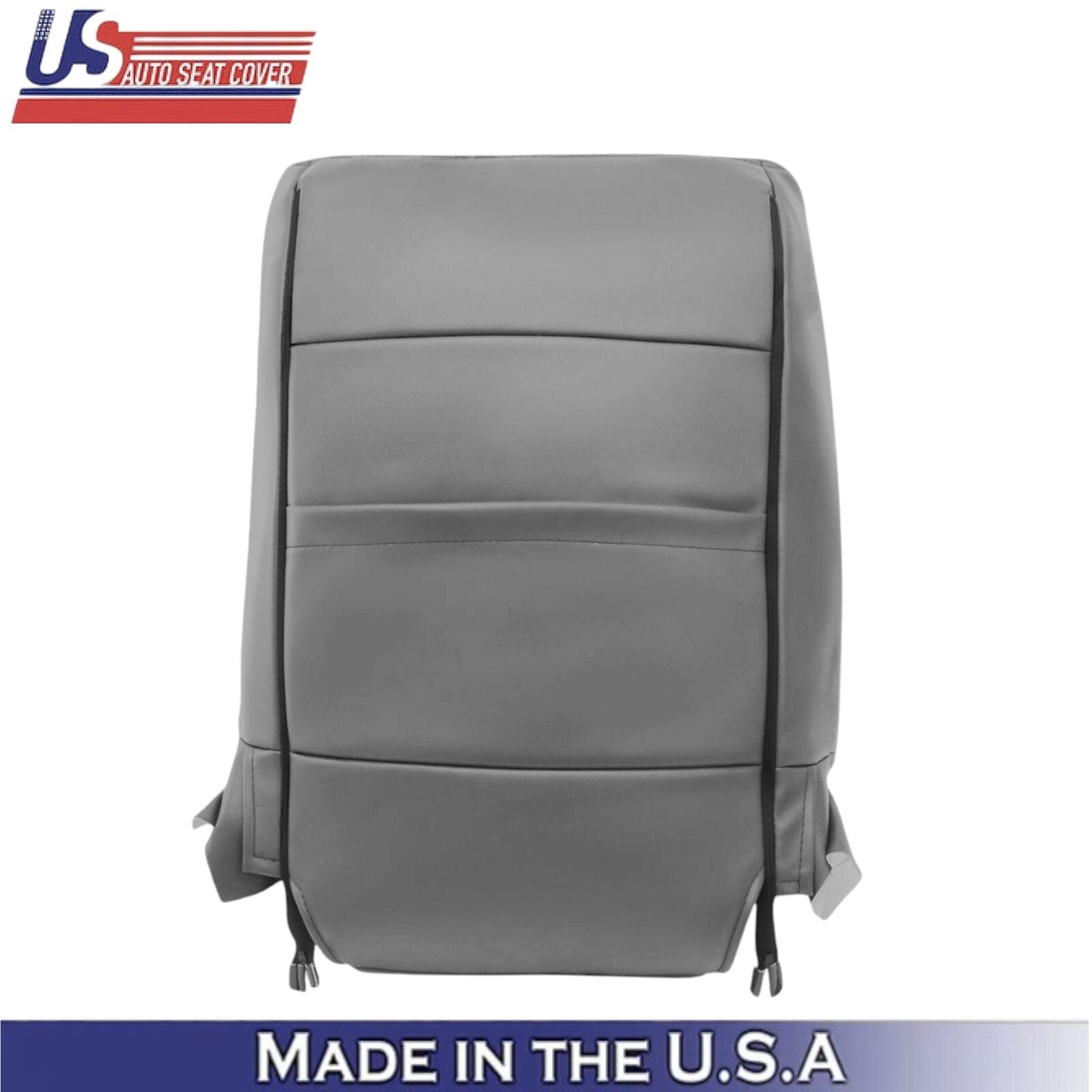 2005-2007 For Toyota Sequoia Leatherette Driver Top Replacement Seat Cover Gray