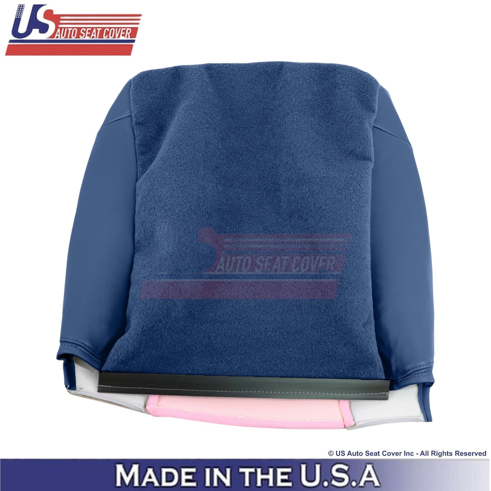 1995-1999 Fits Chevy Suburban Leatherette Front Top Replacement Covers Navy Blue