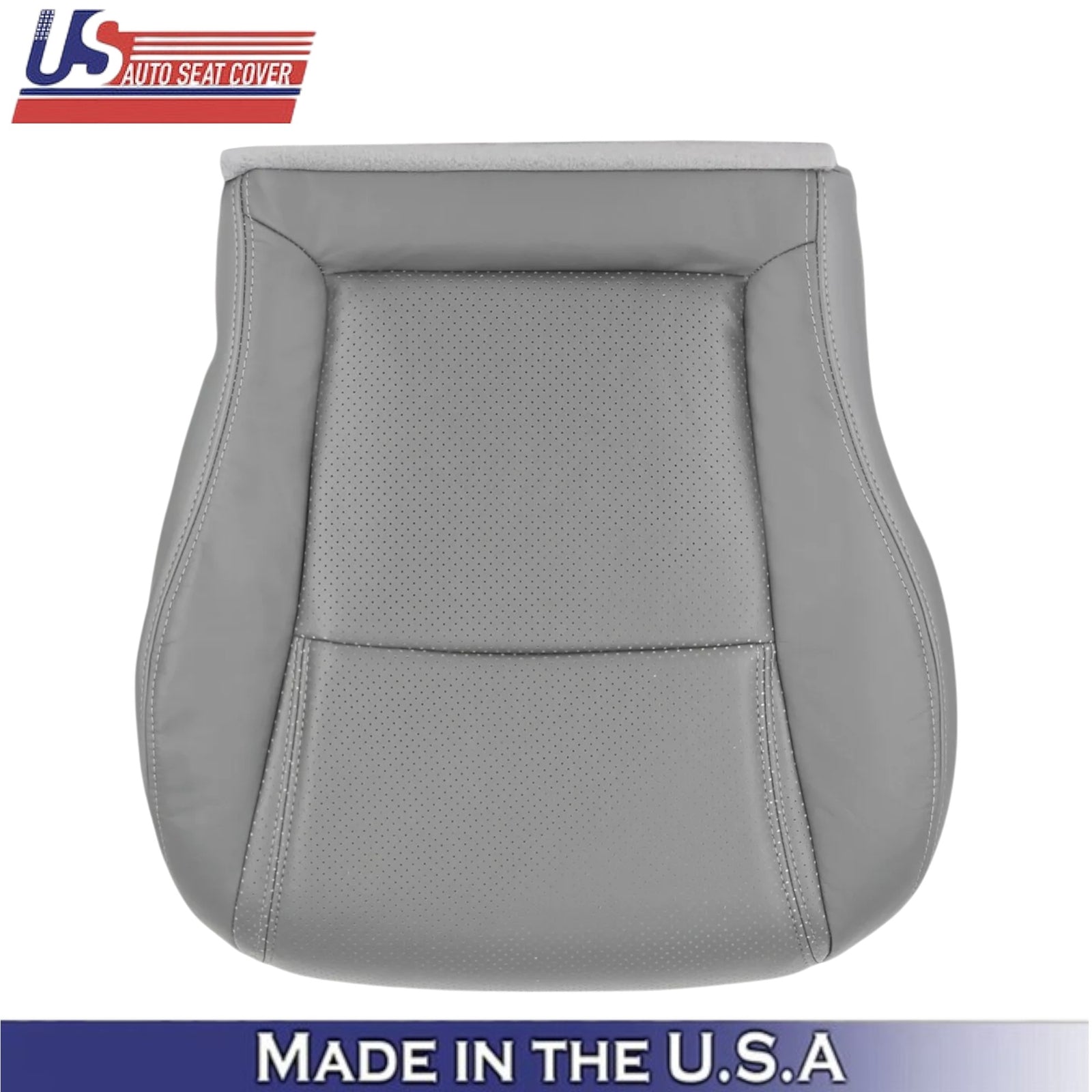 2003-2005 For Honda Pilot Leatherette Driver Bottom Seat Cover Olive Gray