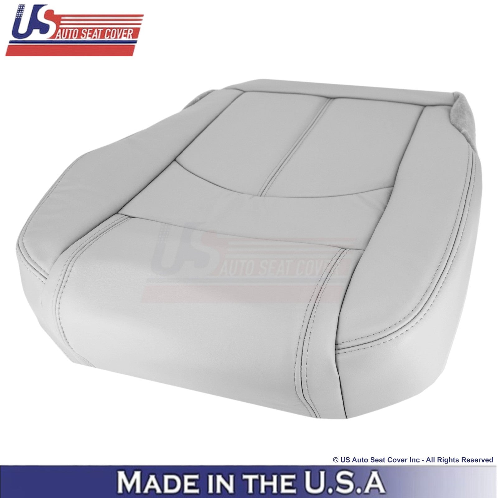 2013-2017 Fits Chevy Traverse Leatherette Driver Side Seat Covers Light Titanium