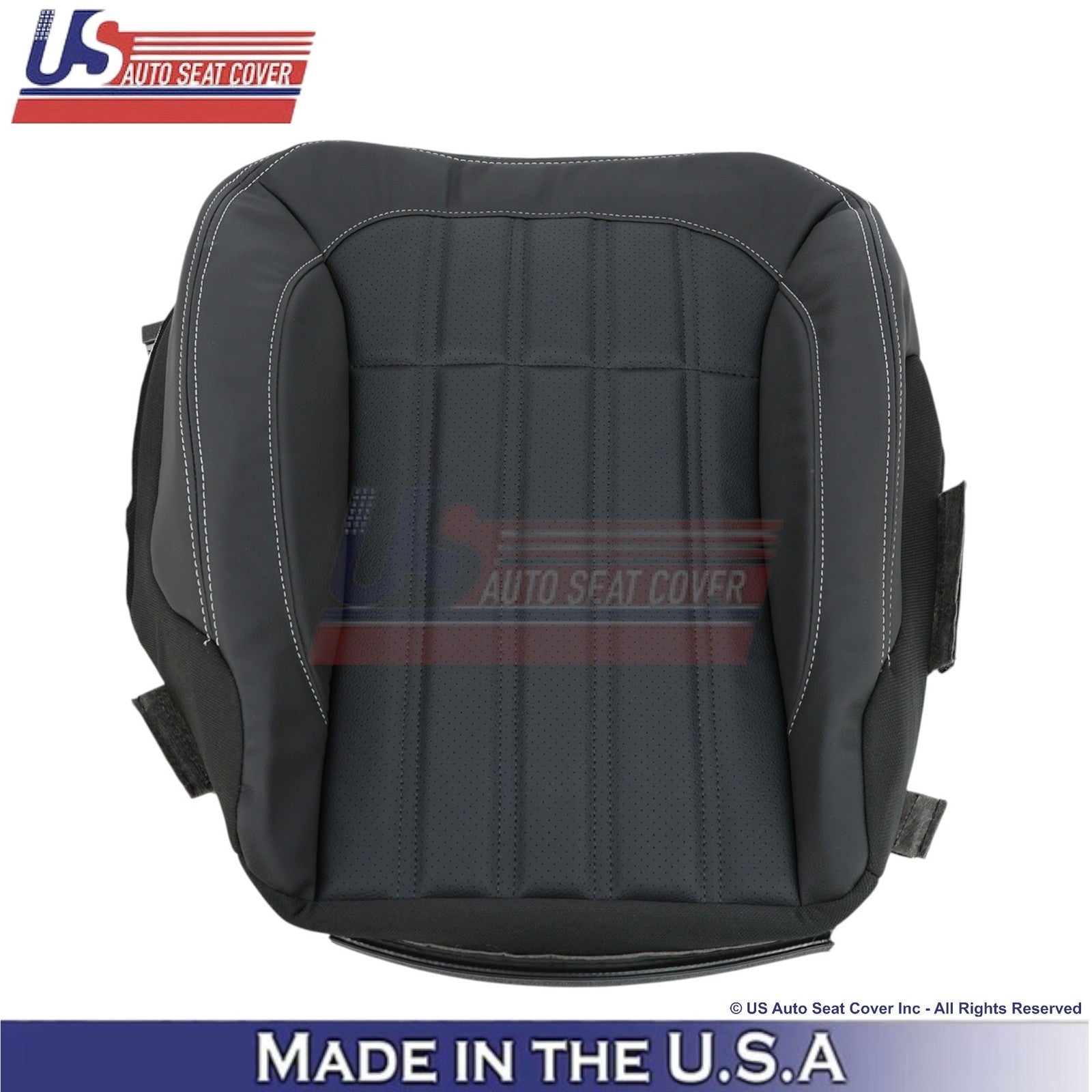 2013-2016 For Mercedes Benz GL-Class Leatherette Perf. Driver Bottom Cover Black
