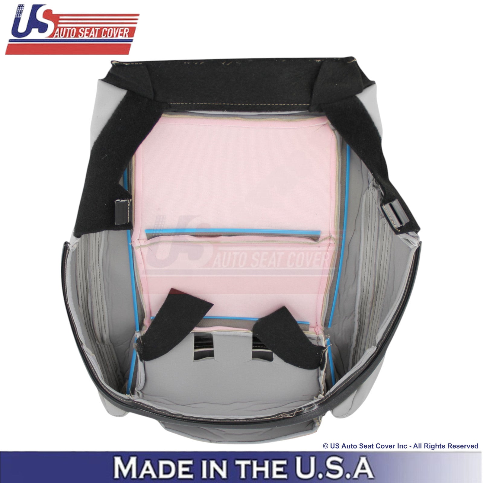 2016-2019 For Mercedes-Benz CLA250 Passenger Bottom Genuine Leather Cover Gray
