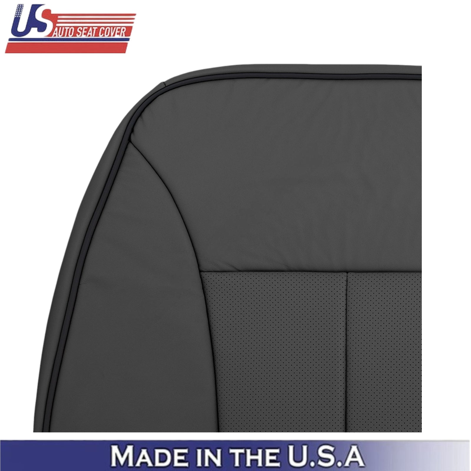 2007-2010 For Lincoln MKX Genuine Leather Passenger Top Cover Charcoal Black