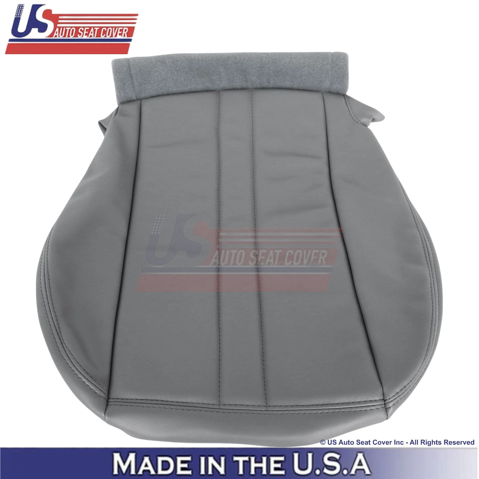 2003-2009 Fits Chevrolet Kodiak Bottom Leatherette Replacement Cover Pewter