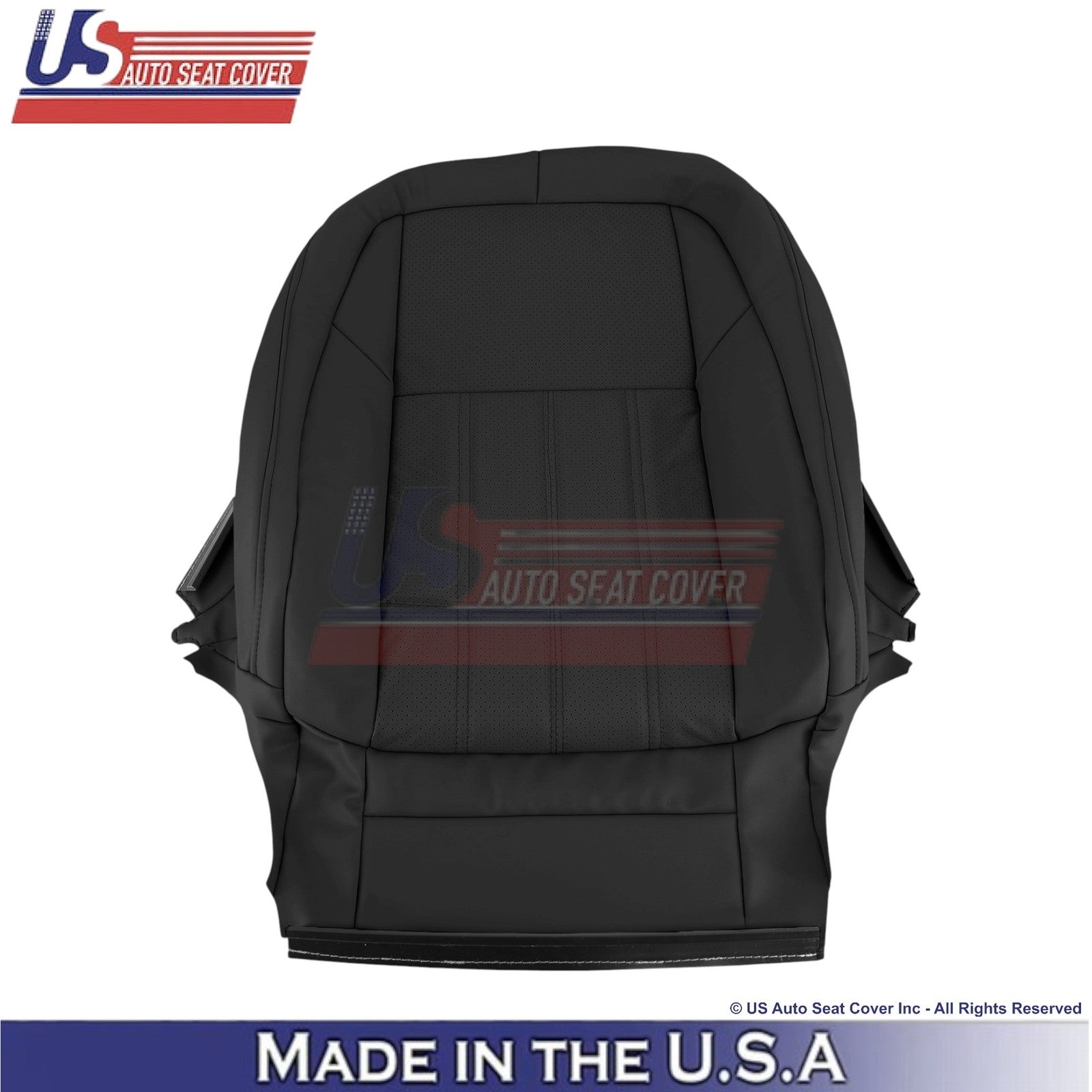 2016-2018 Fits Lexus ES 350 Leather Driver Side Replacement Seat Covers Black