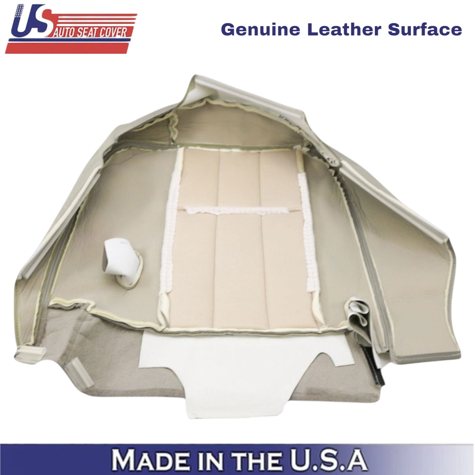 2006-2011 For Mercury Grand Marquis Leather Passenger Side Covers Light Camel