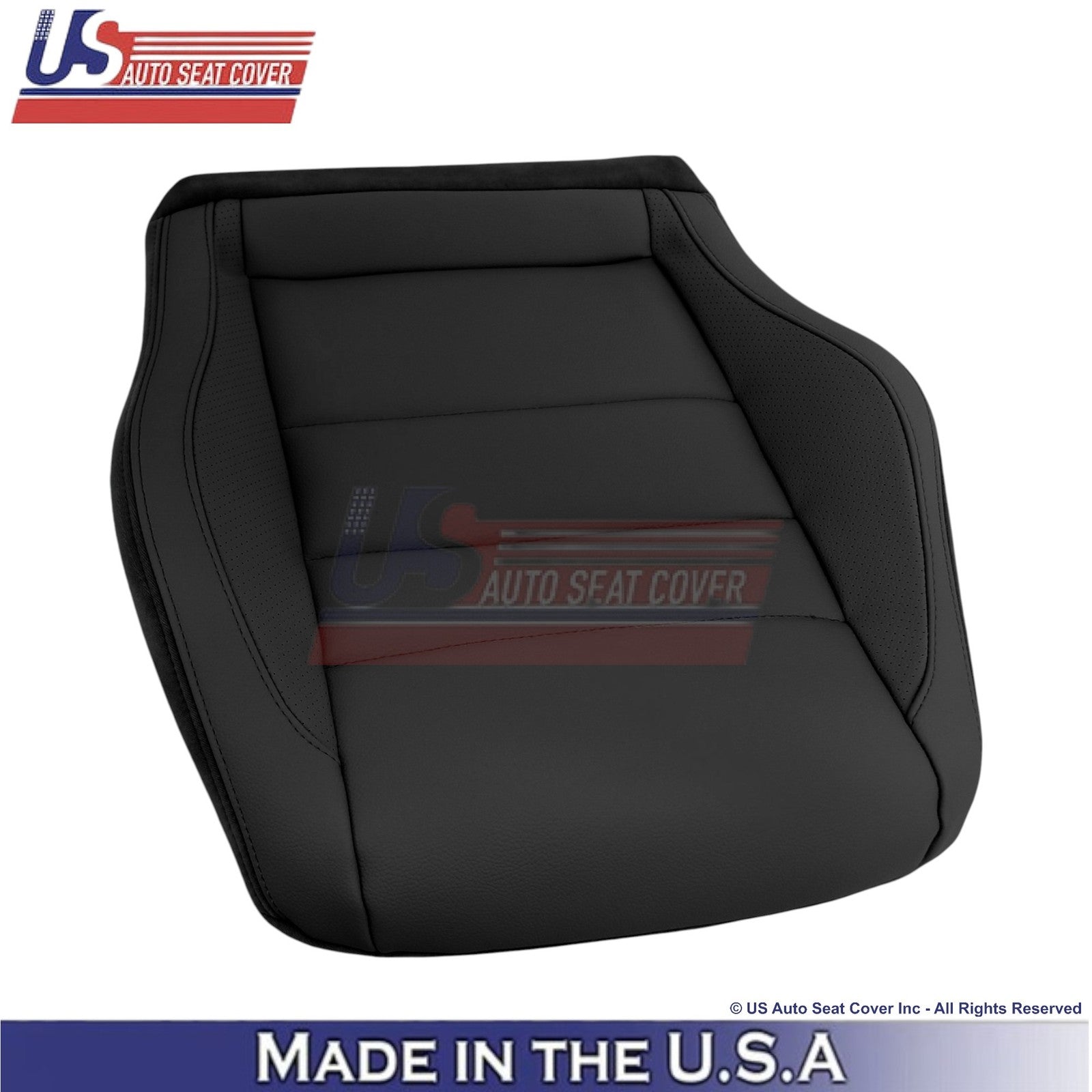 2010-2017 For Mercedes Benz E350 Coupe Leatherette Front Bottom Covers Jet Black