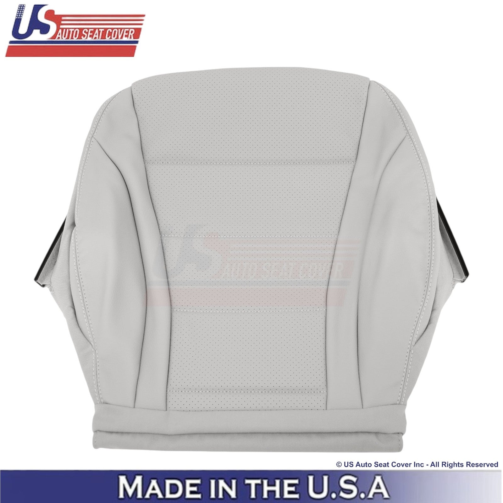 2016-2021 For Mercedes Benz GLC Class Leather Front Seat Covers Light Gray