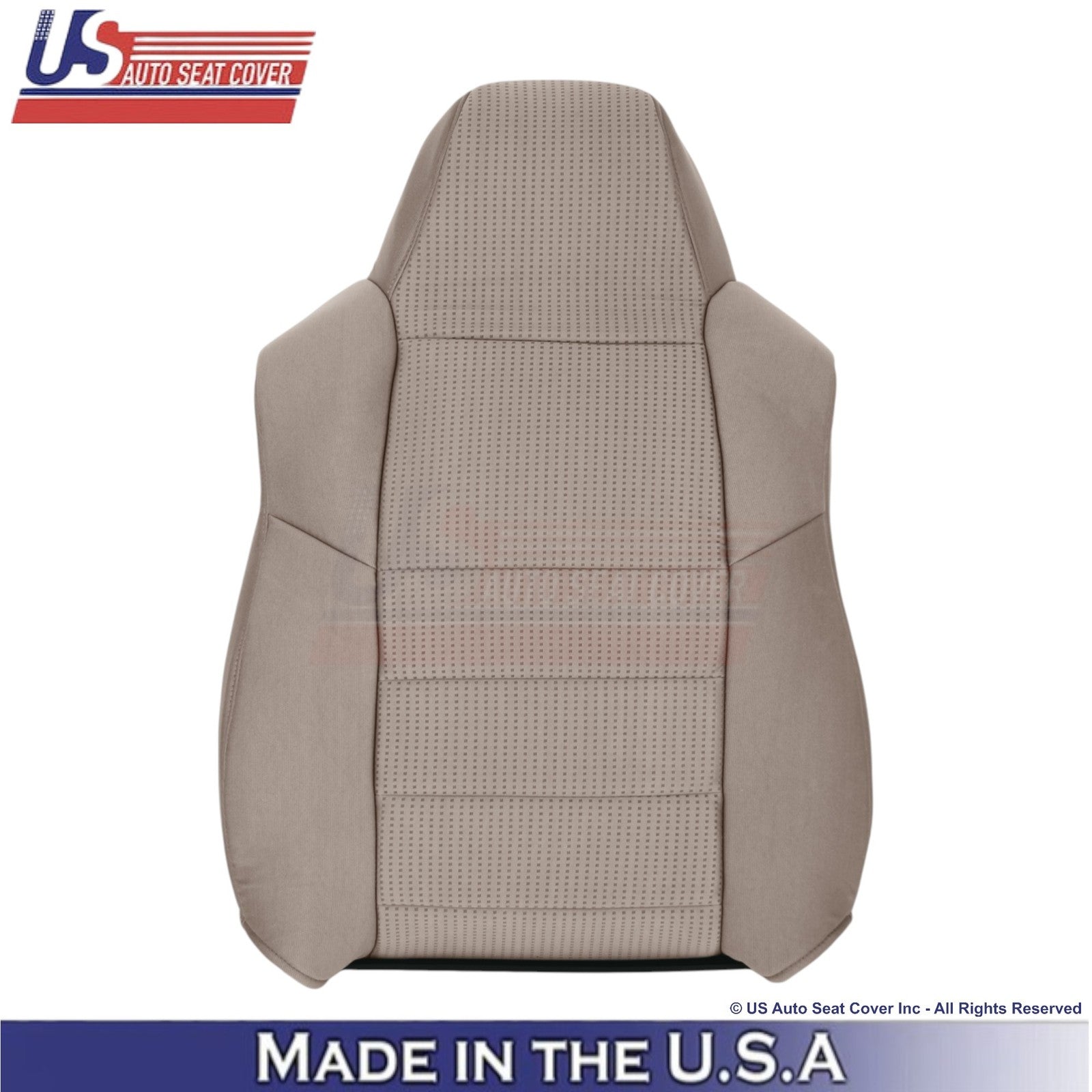 2008-2010 For Ford F-250 XLT Cloth Passenger Side Replacement Covers Camel Tan
