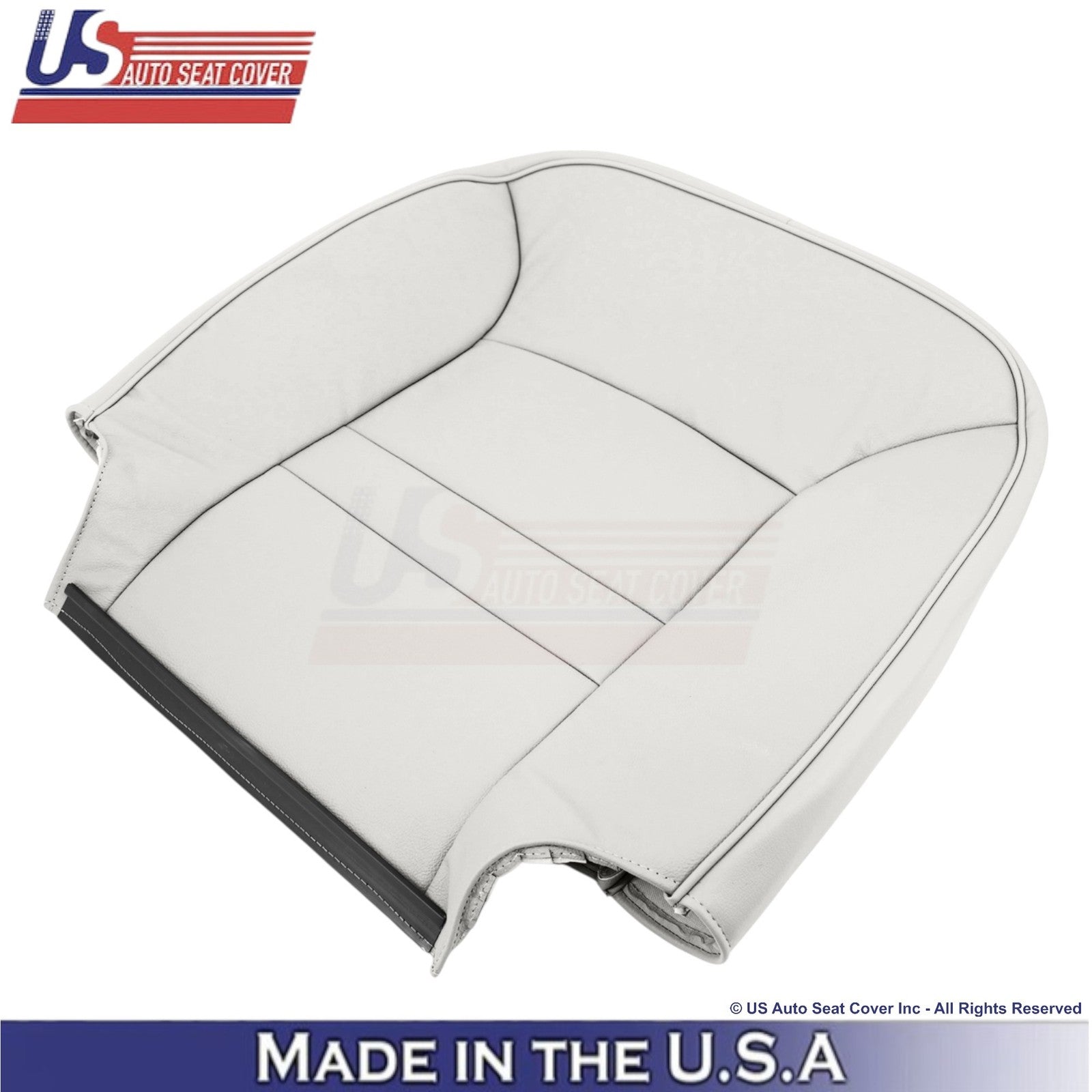 1998-2002 For Ford Crown Victoria Genuine Leather Front Replacement Covers White